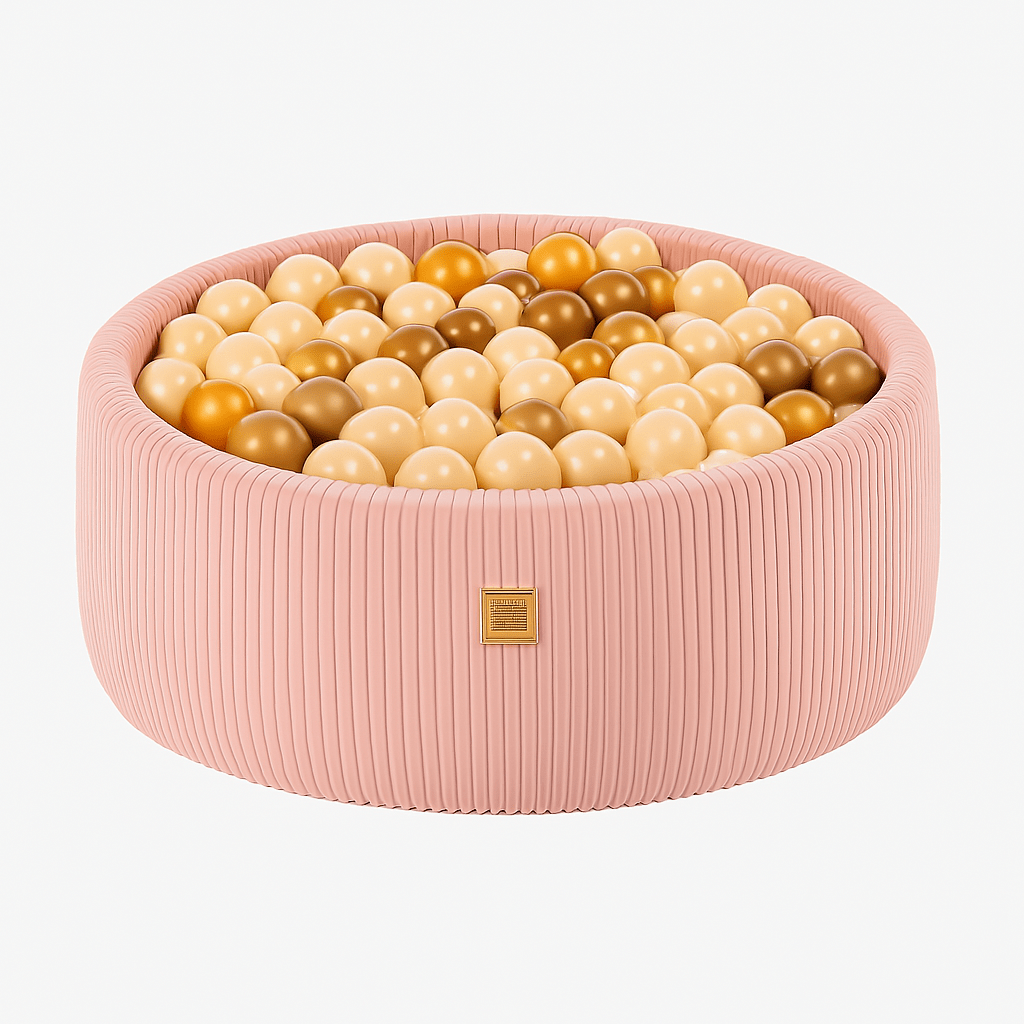 Meowbaby Aesthetic Foam Baby Ball Pit Pink | Balls to Choose