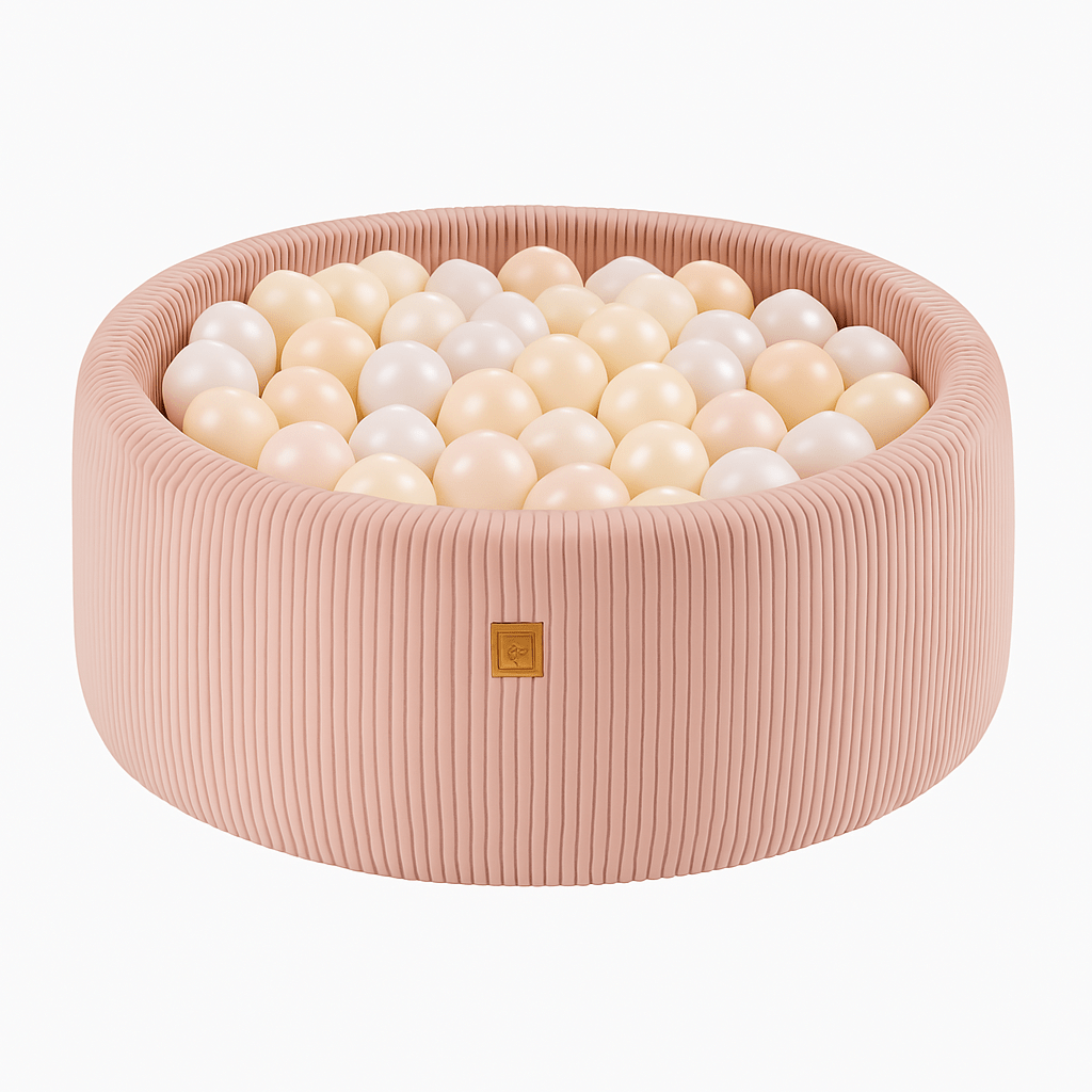 Meowbaby Aesthetic Foam Baby Ball Pit Pink | Balls to Choose