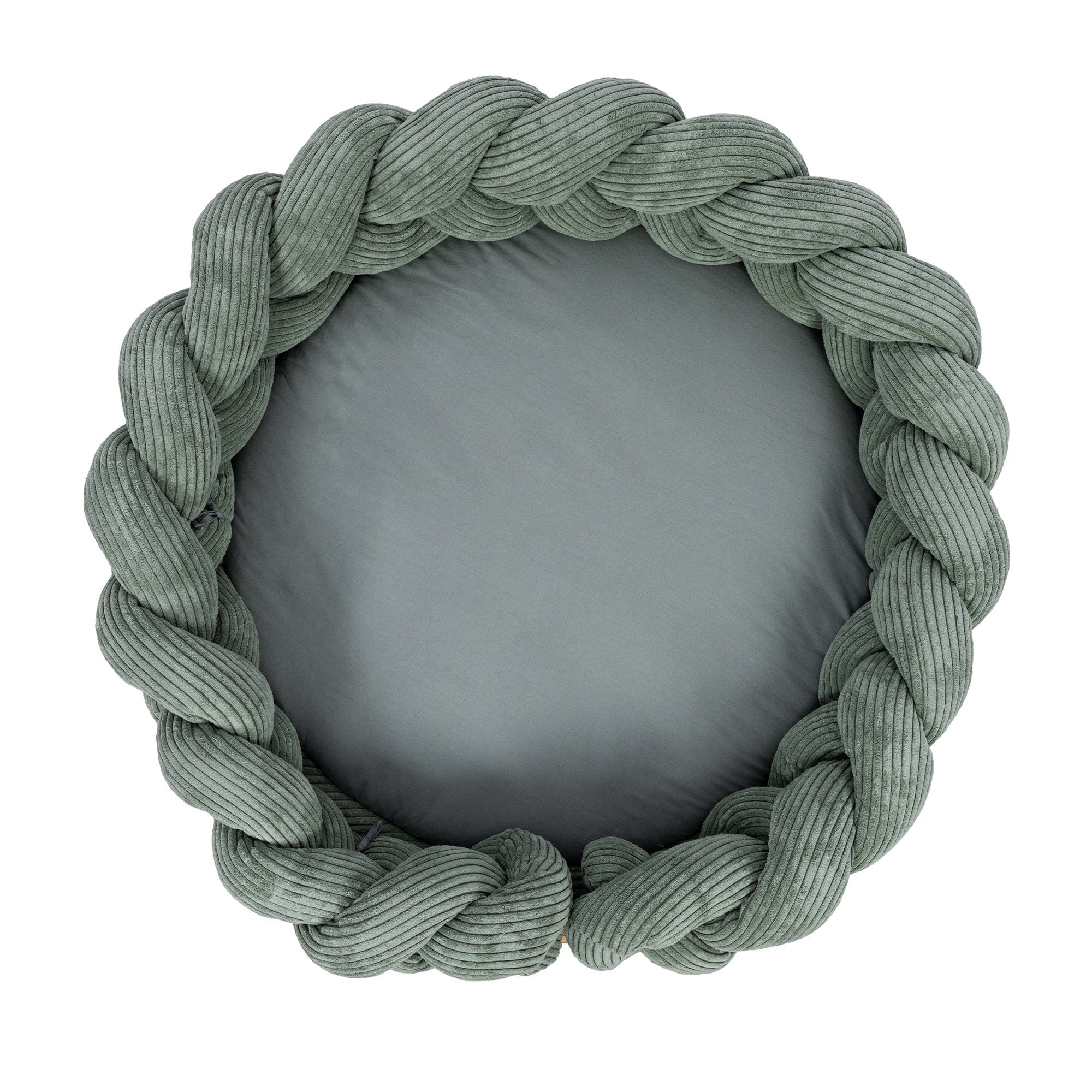 Meowbaby Baby Nest with Play Mat & Crib Bumper Braid - Aesthetic