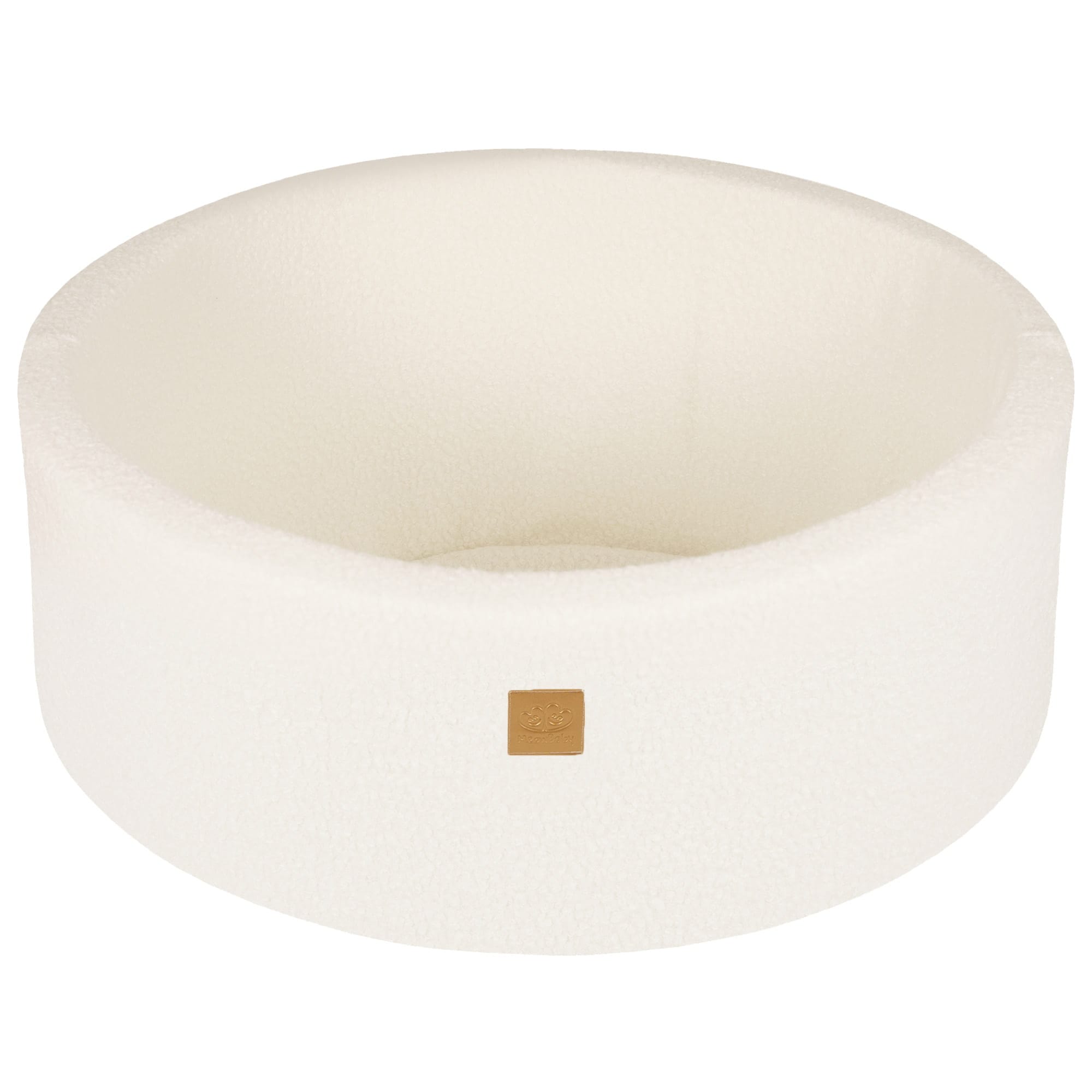 Meowbaby Boucle Foam Baby Ball Pit White | Balls to Choose