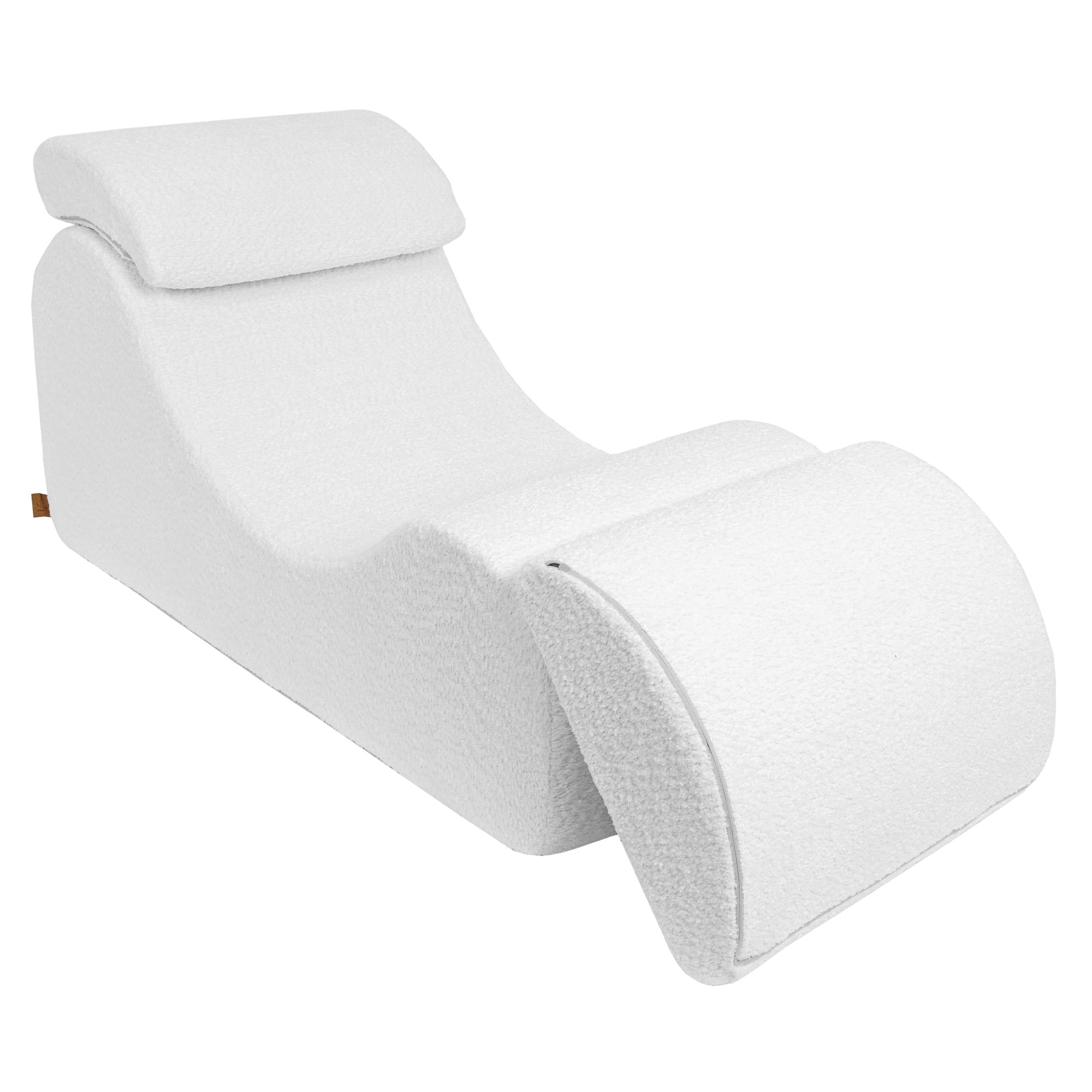 Meowbaby Boucle Wave Lounger - Comfy Toddler Foam Filled Chair