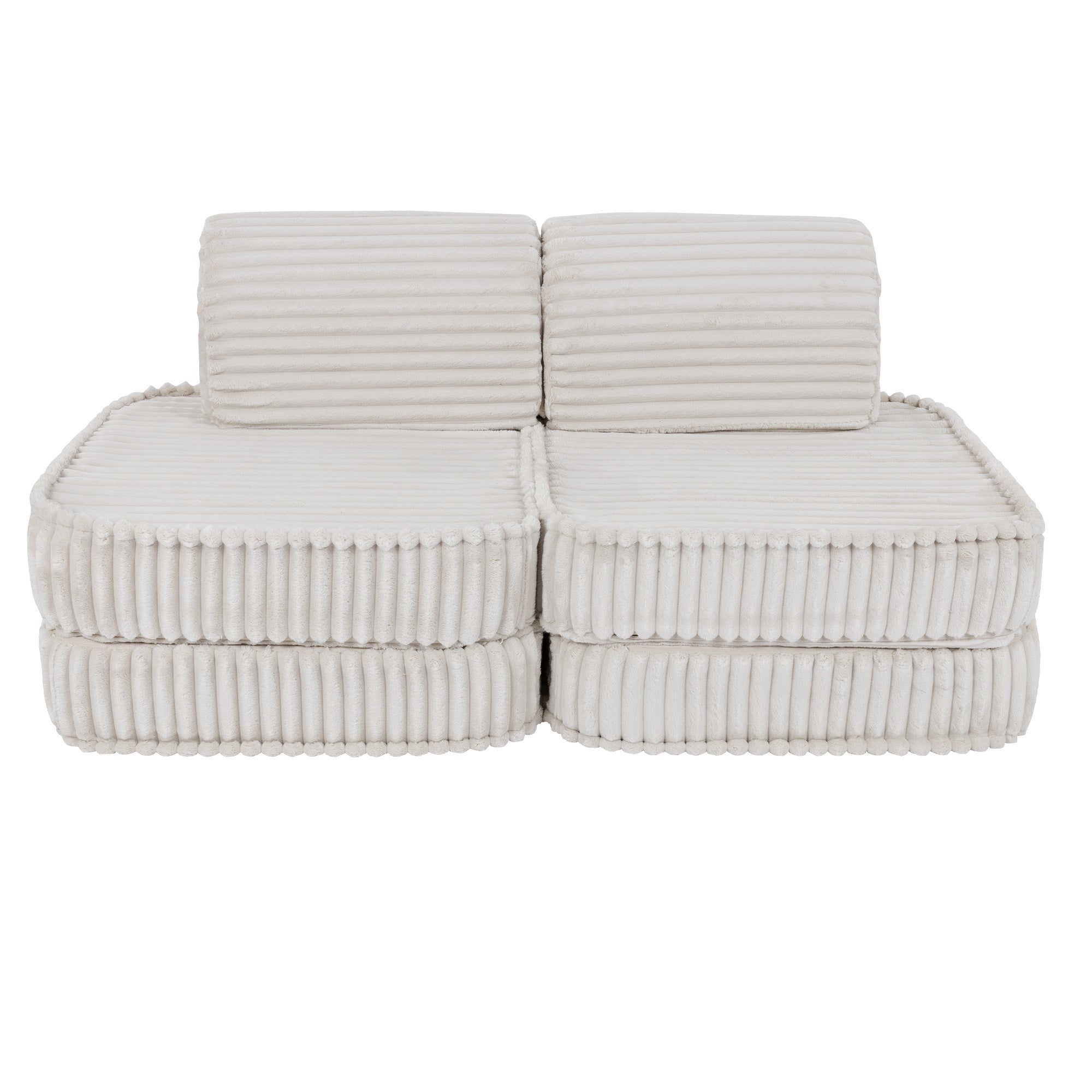 Meowbaby Churros Sofa Basic – Modular Kids Play Sofa Bed | 4 Pieces