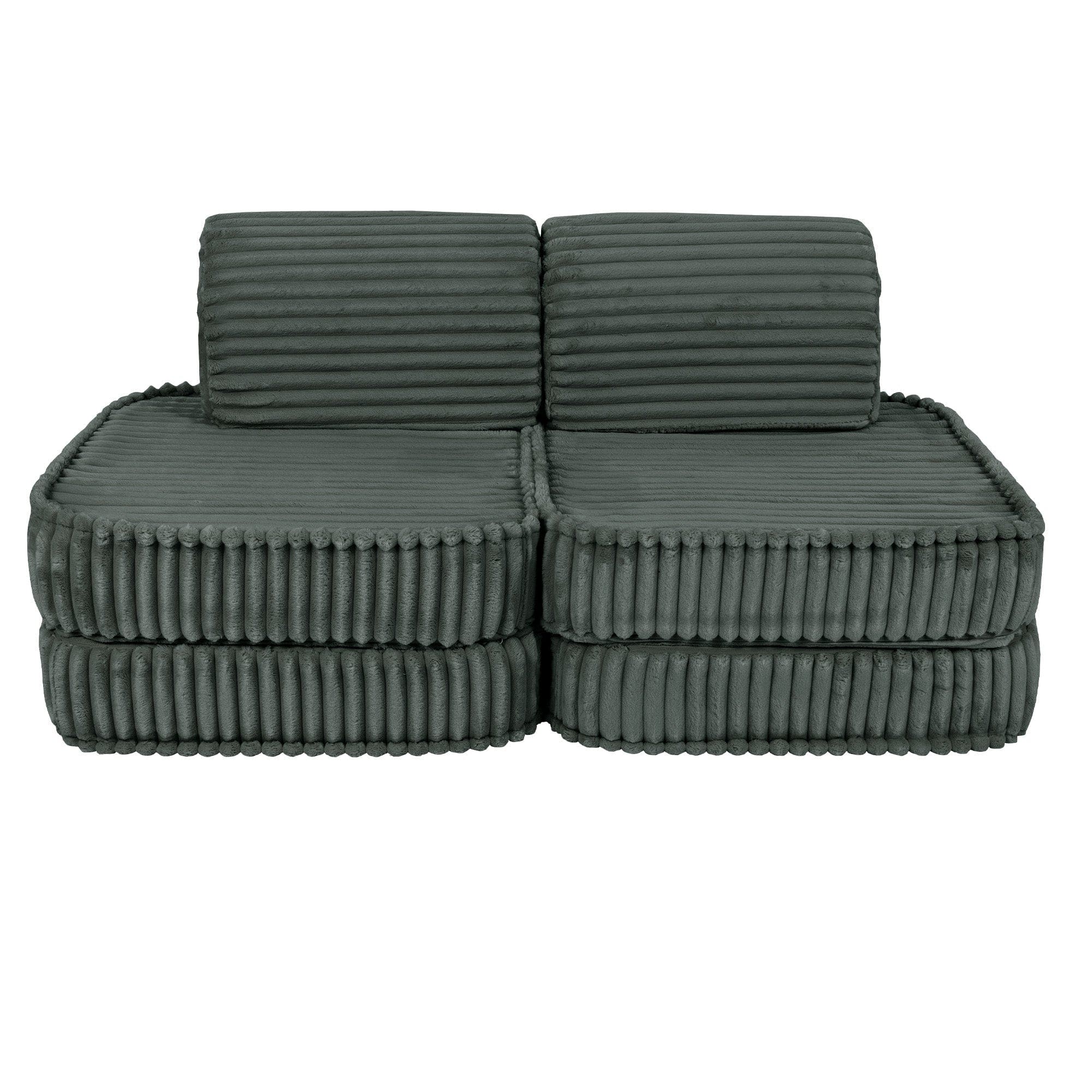 Meowbaby Churros Sofa Basic – Modular Kids Play Sofa Bed | 4 Pieces