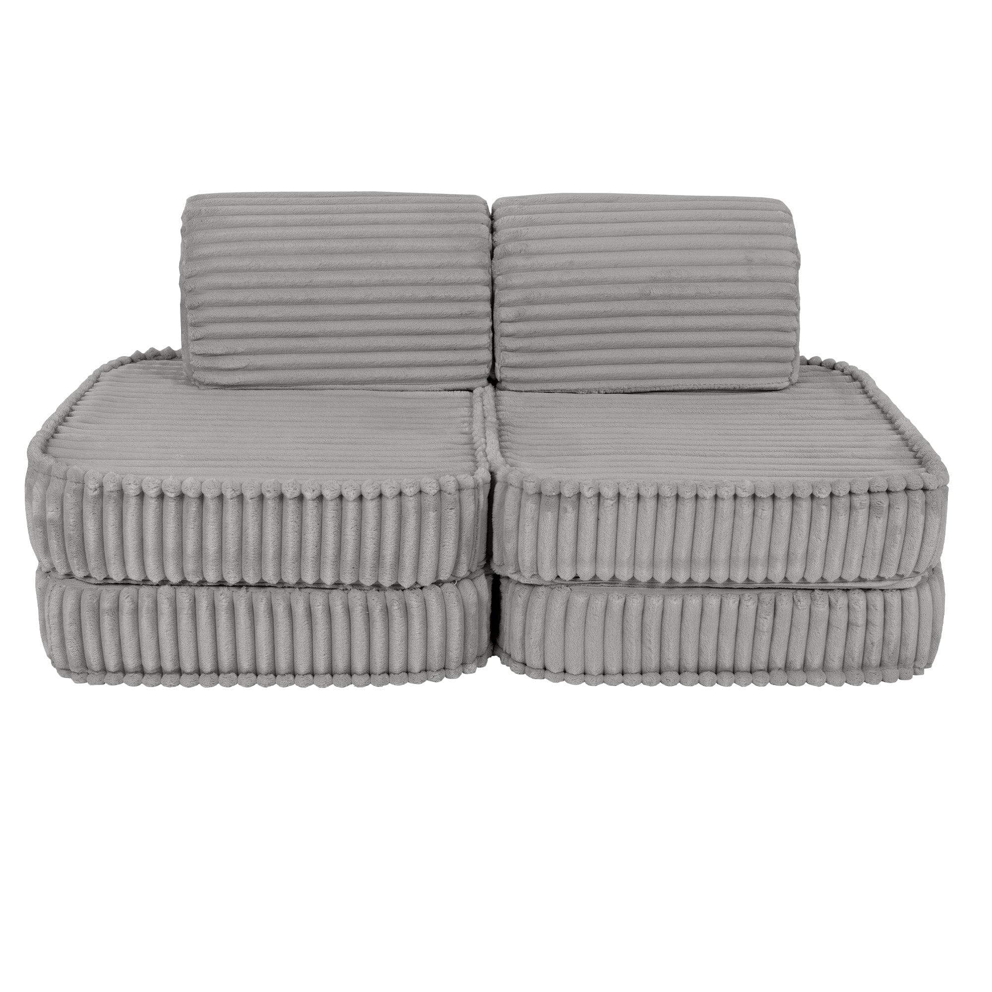 Meowbaby Churros Sofa Basic – Modular Kids Play Sofa Bed | 4 Pieces