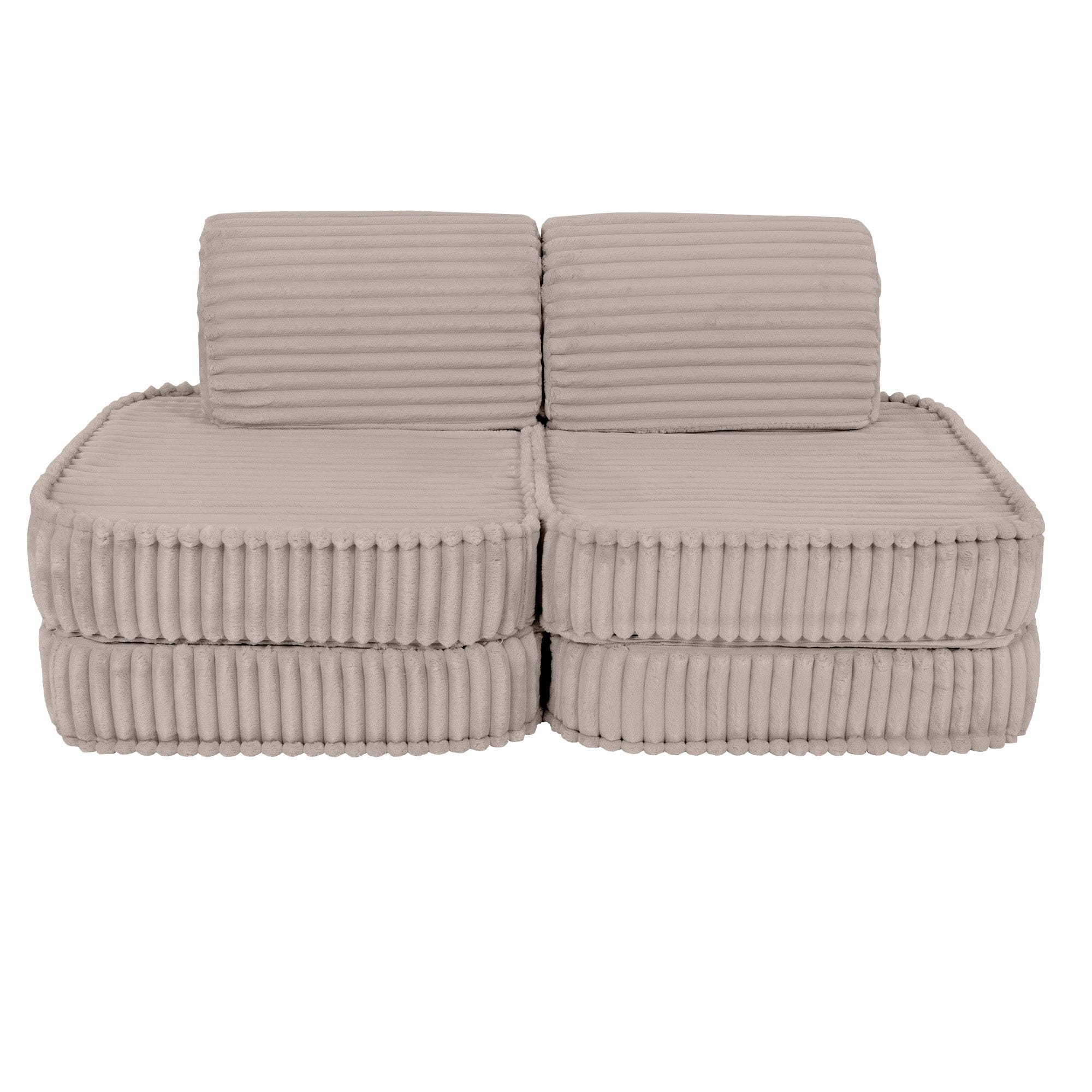 Meowbaby Churros Sofa Basic – Modular Kids Play Sofa Bed | 4 Pieces
