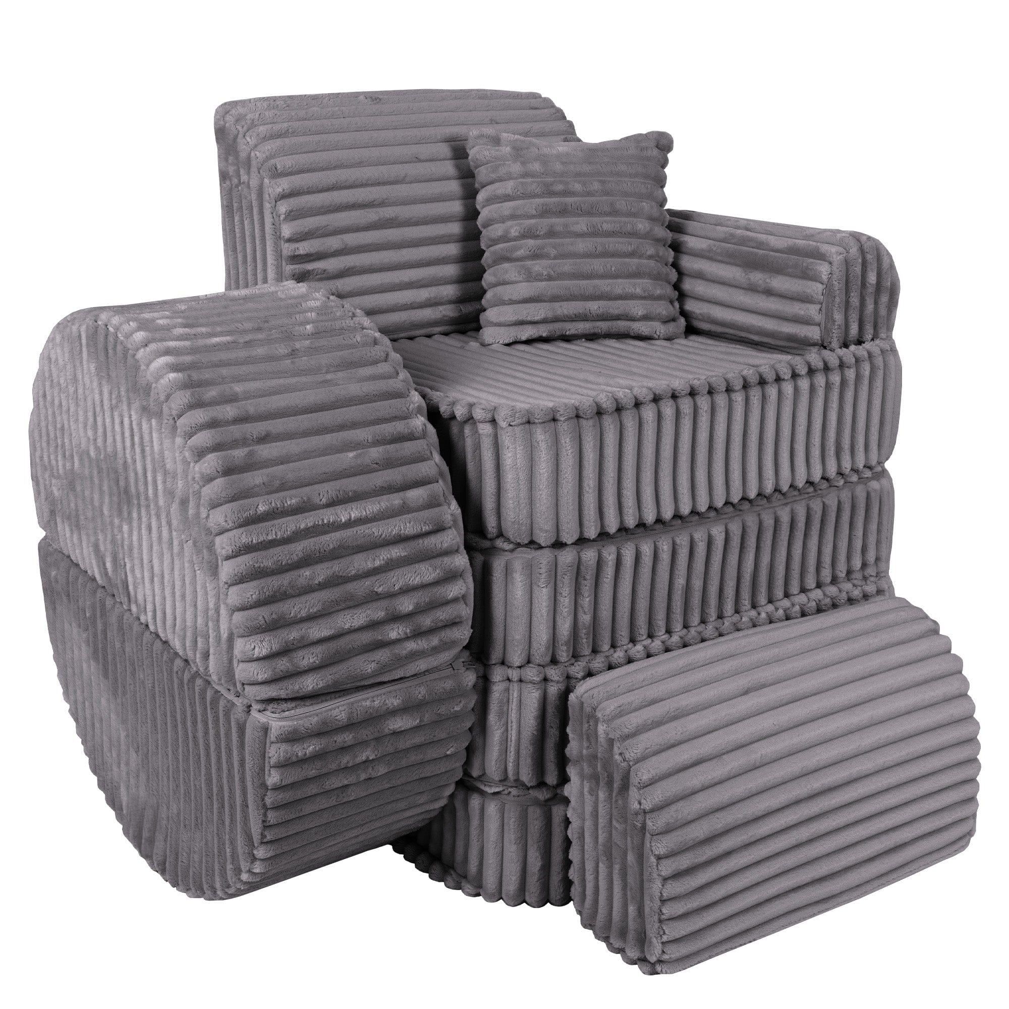 Meowbaby Churros Sofa Max – Modular Kids Play Sofa Bed | 12 Pieces