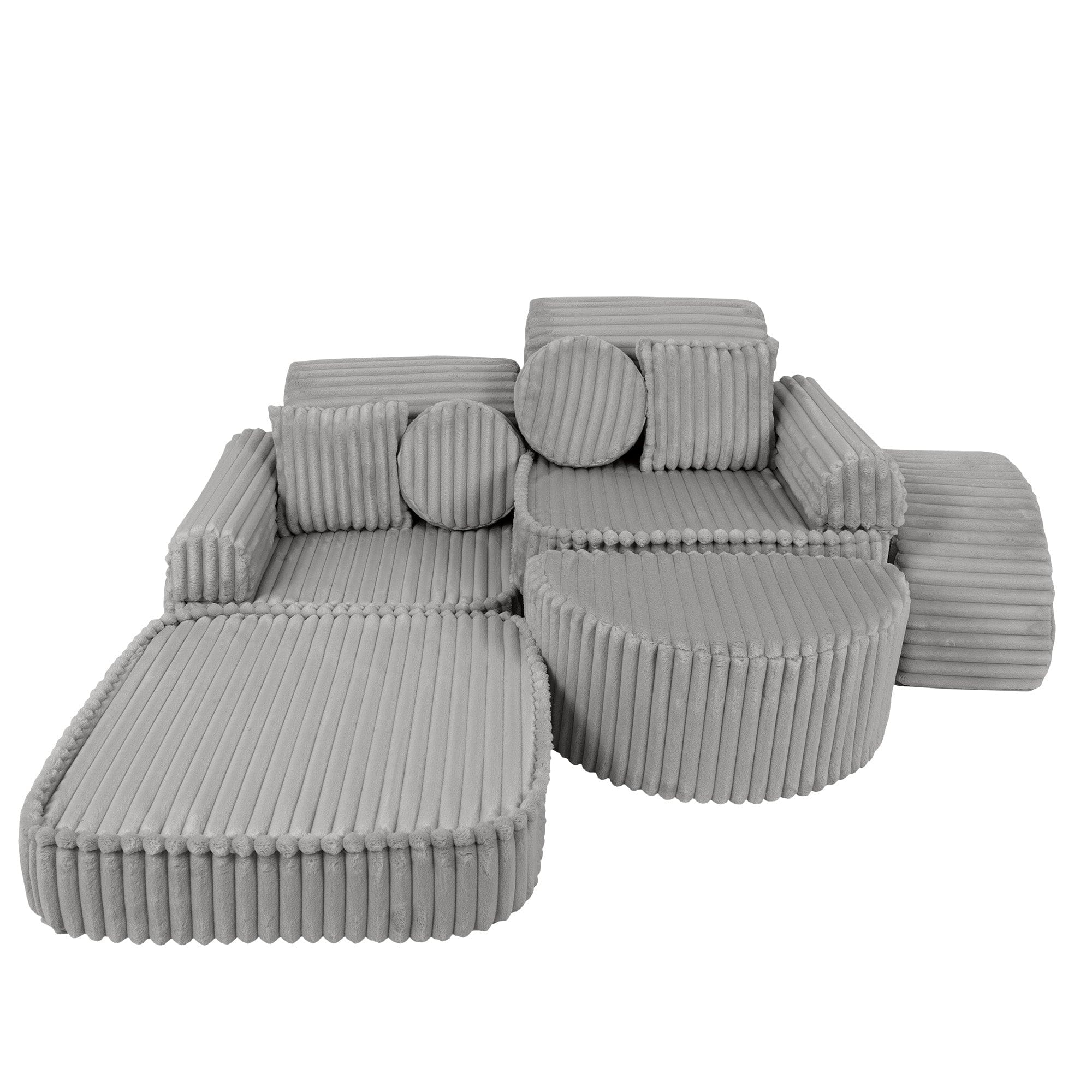 Meowbaby Churros Sofa Max – Modular Kids Play Sofa Bed | 12 Pieces