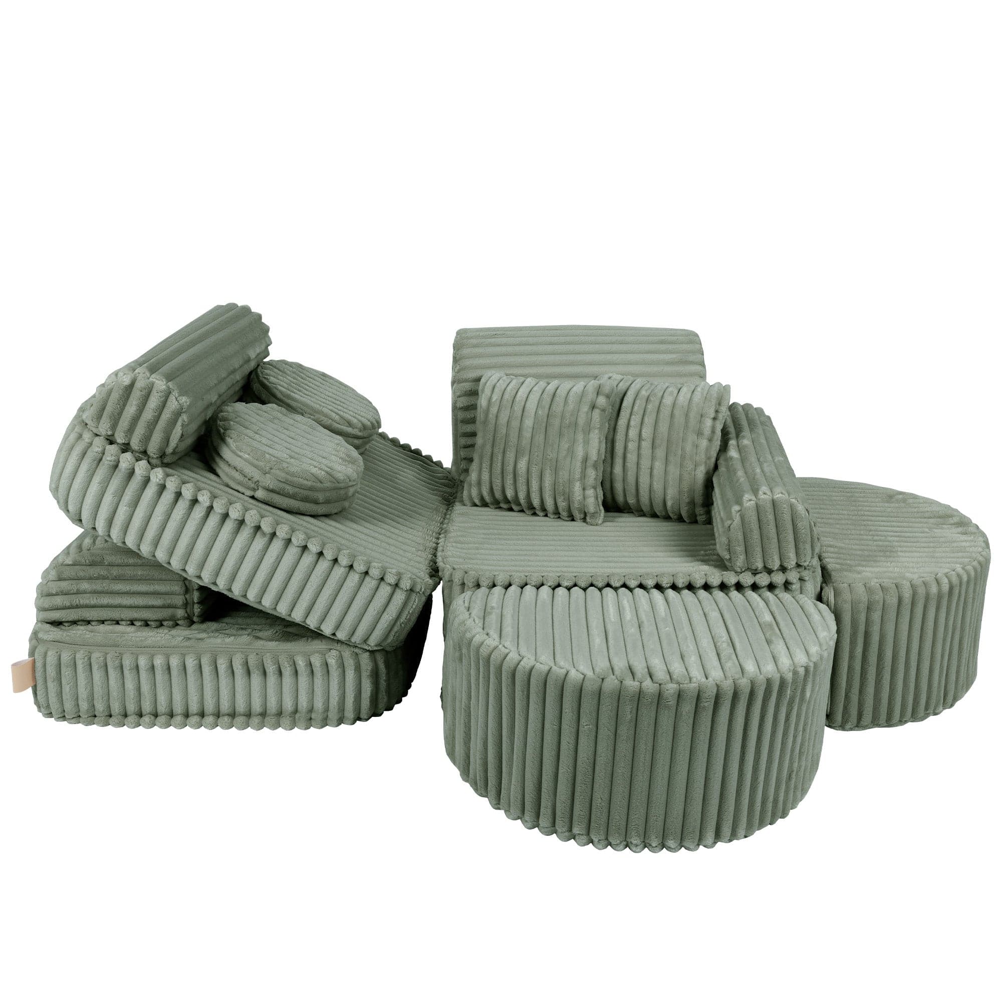 Meowbaby Churros Sofa Max – Modular Kids Play Sofa Bed | 12 Pieces