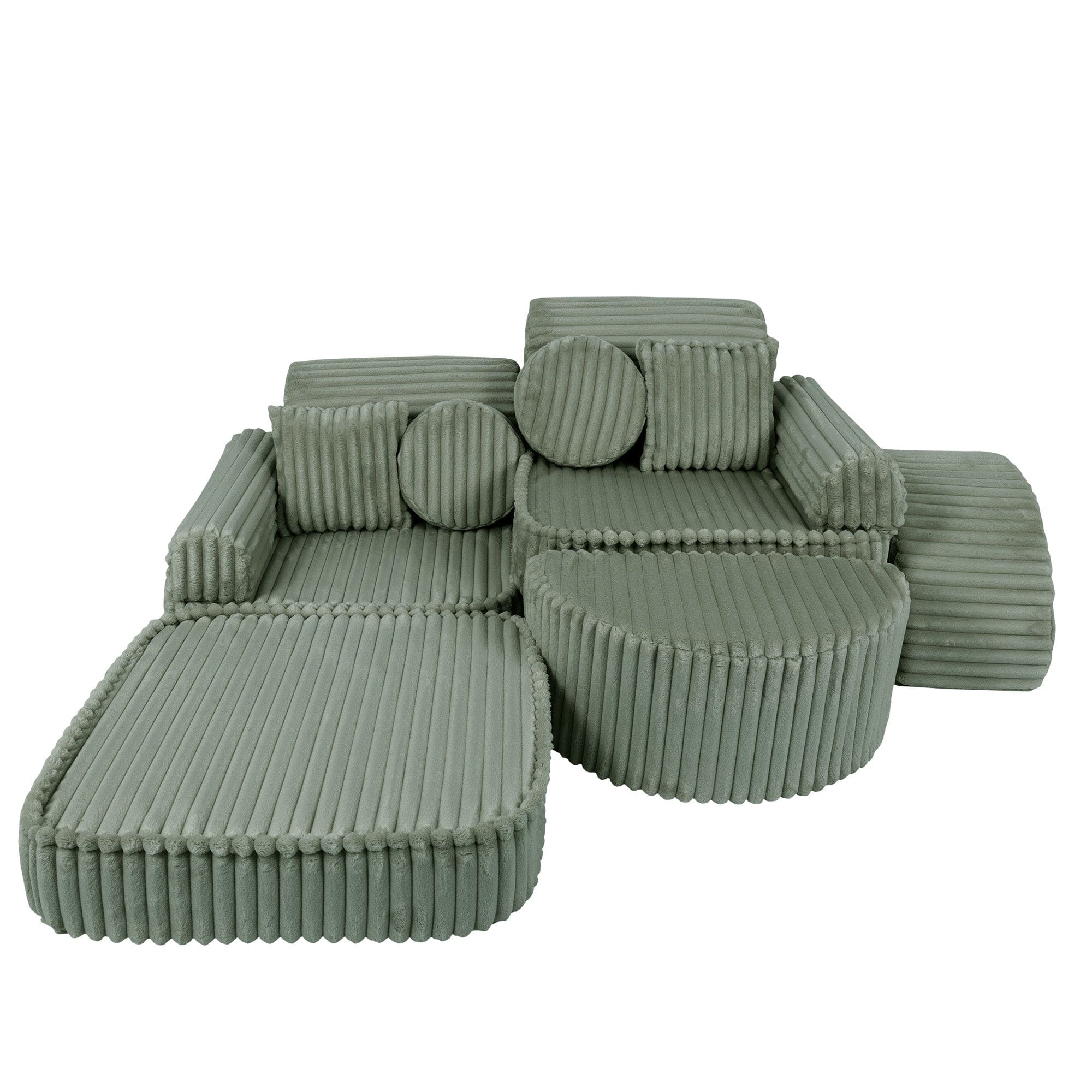 Meowbaby Churros Sofa Max – Modular Kids Play Sofa Bed | 12 Pieces