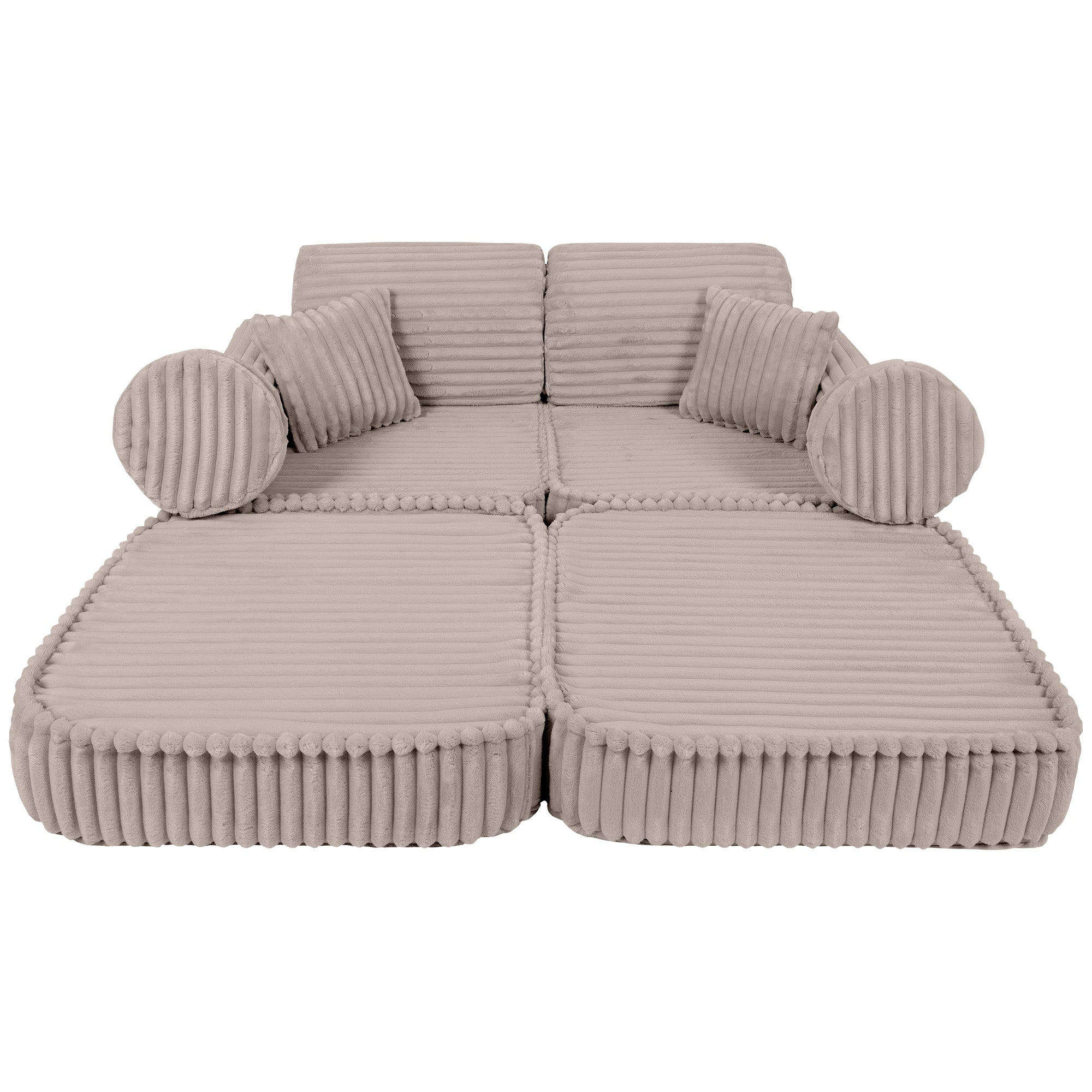 Meowbaby Churros Sofa Plus – Modular Kids Play Sofa Bed | 10 Pieces