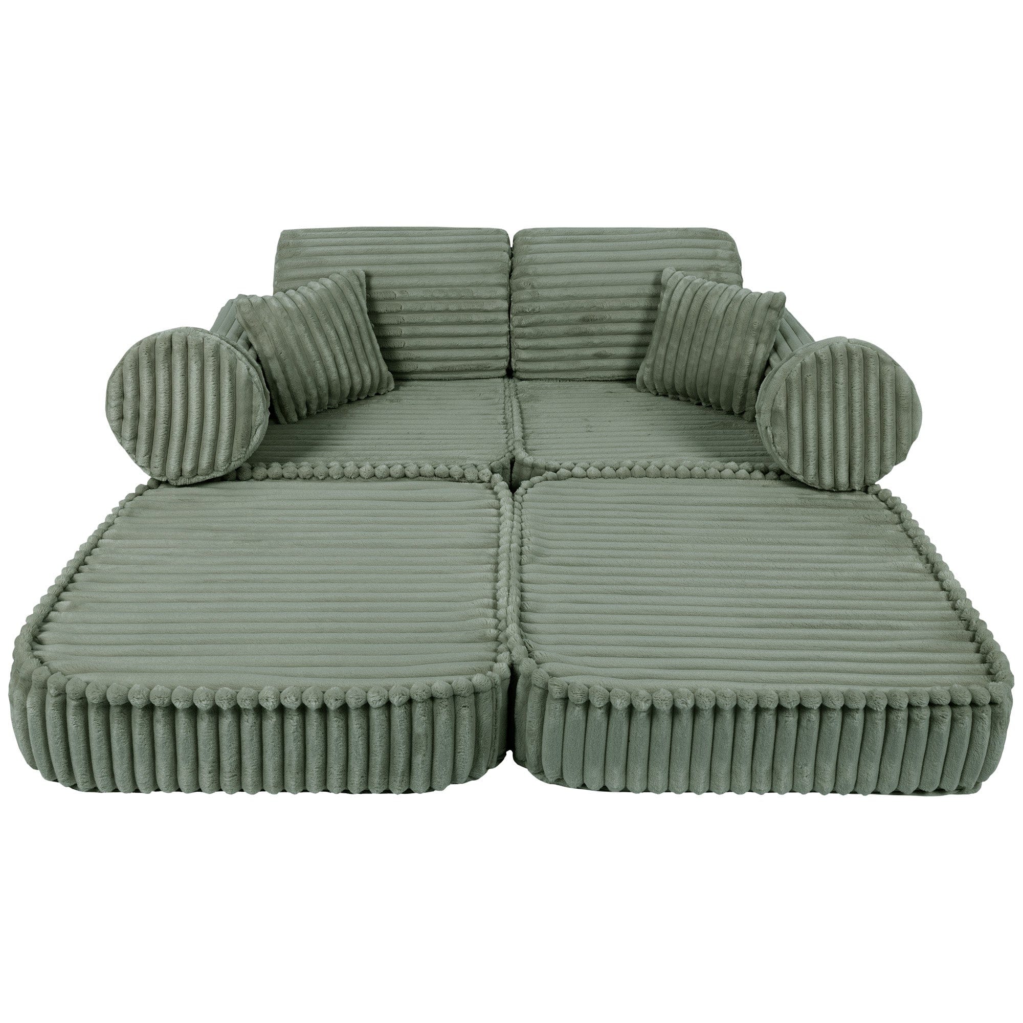 Meowbaby Churros Sofa Plus – Modular Kids Play Sofa Bed | 10 Pieces