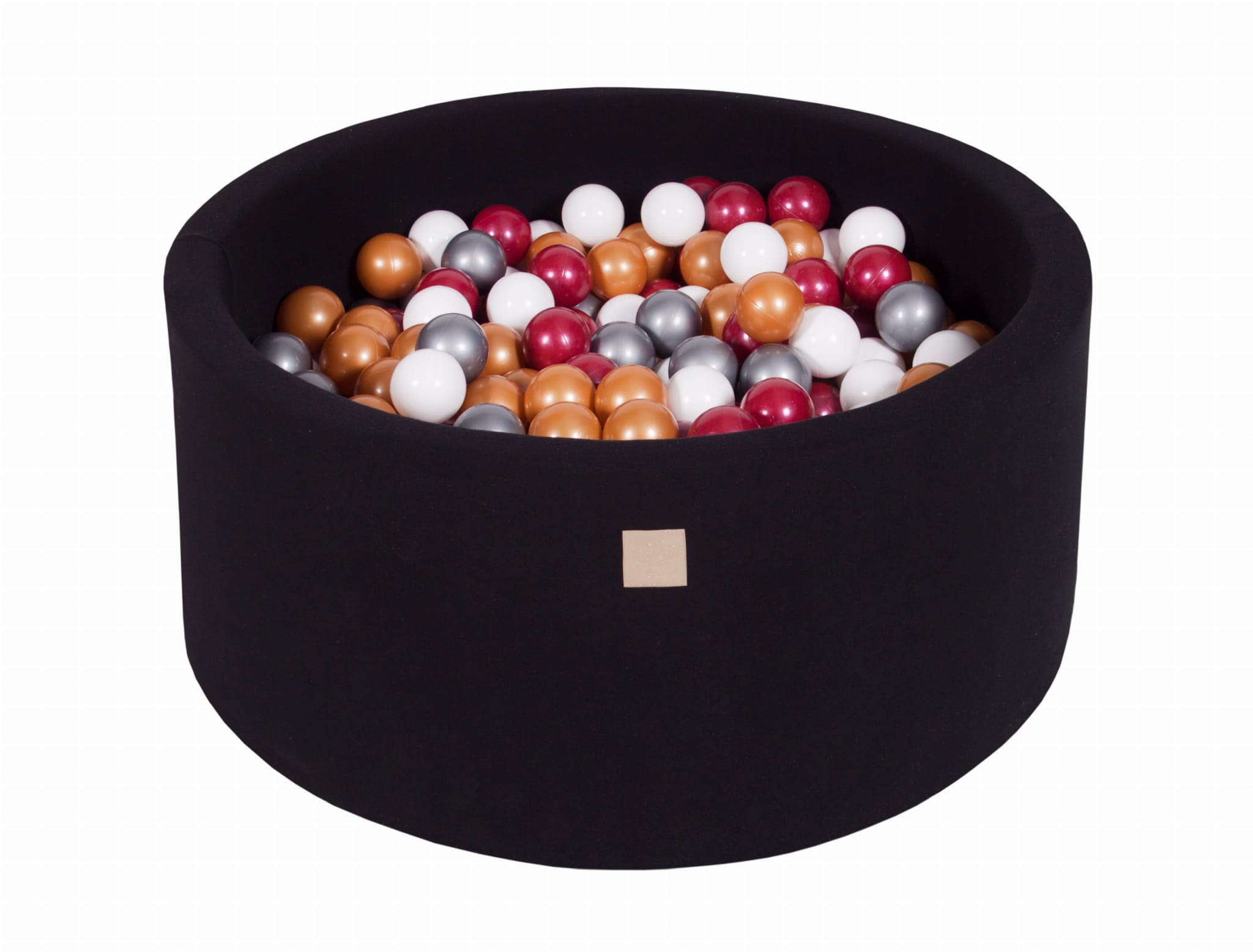 Meowbaby Cotton Foam Baby Ball Pit Black | Balls to Choose
