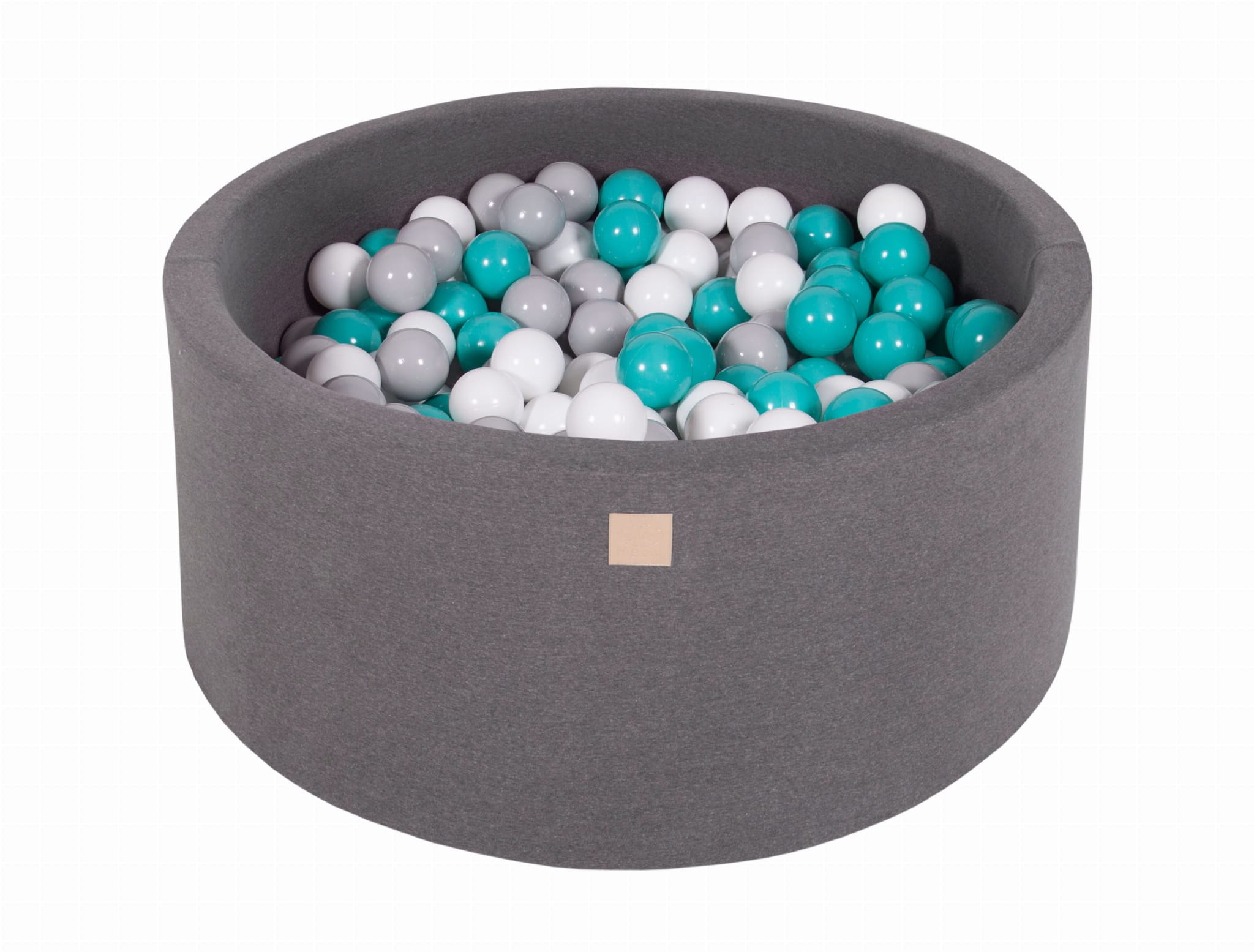 Meowbaby Cotton Foam Baby Ball Pit Dark Grey | Balls to Choose