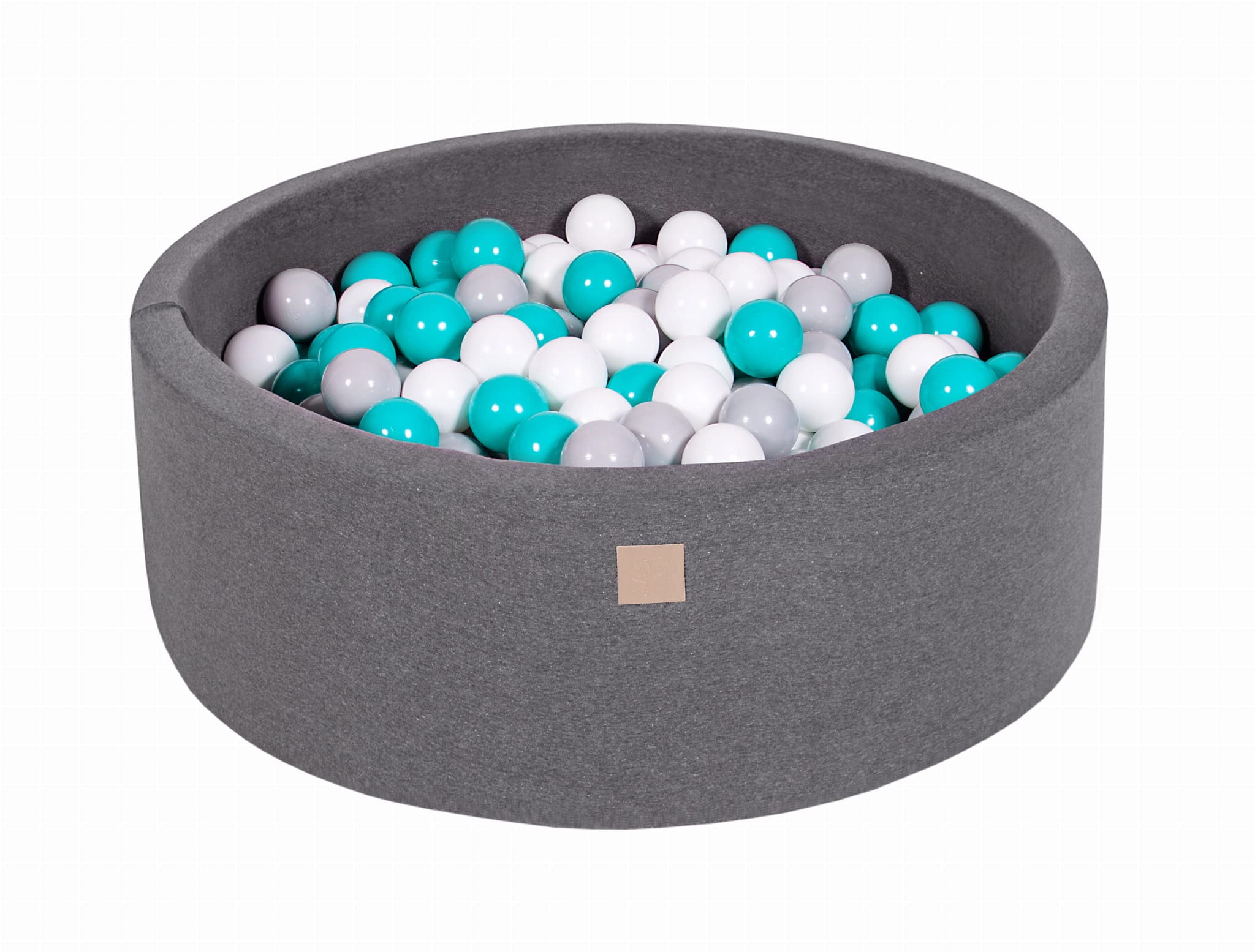 Meowbaby Cotton Foam Baby Ball Pit Dark Grey | Balls to Choose