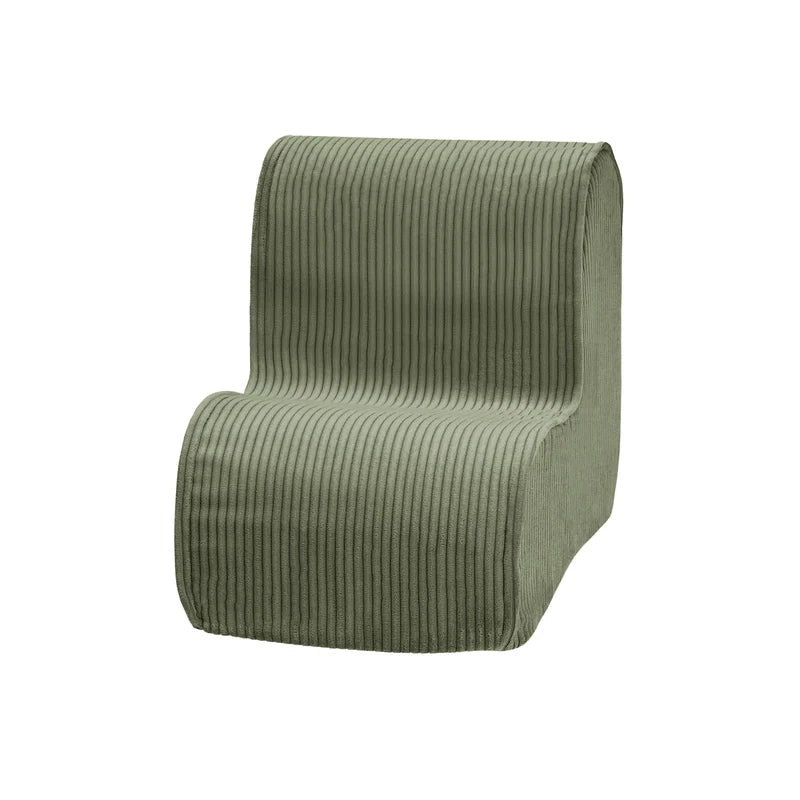Fauteuil nuage en velours Corduroy à larges côtes Aesthetic