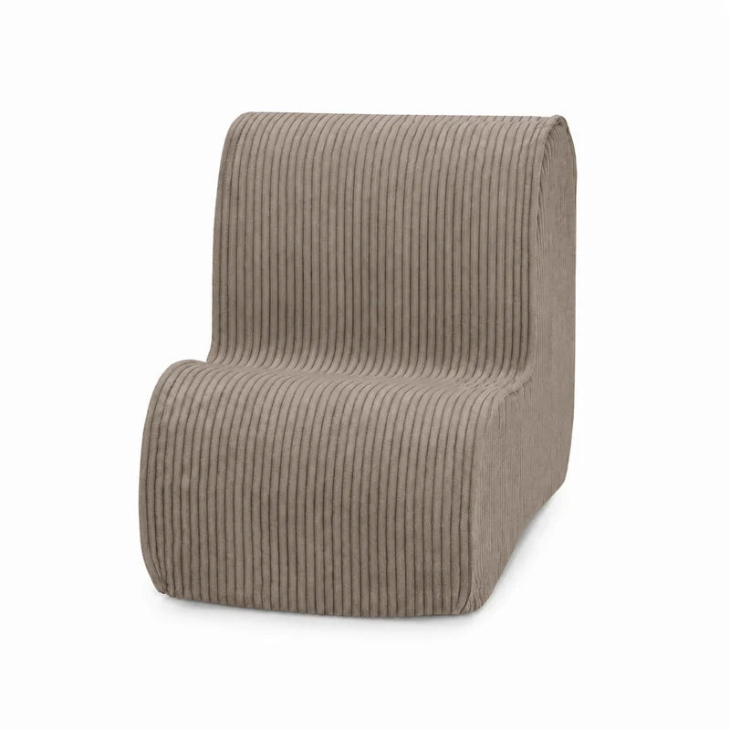 Fauteuil nuage en velours Corduroy à larges côtes Aesthetic