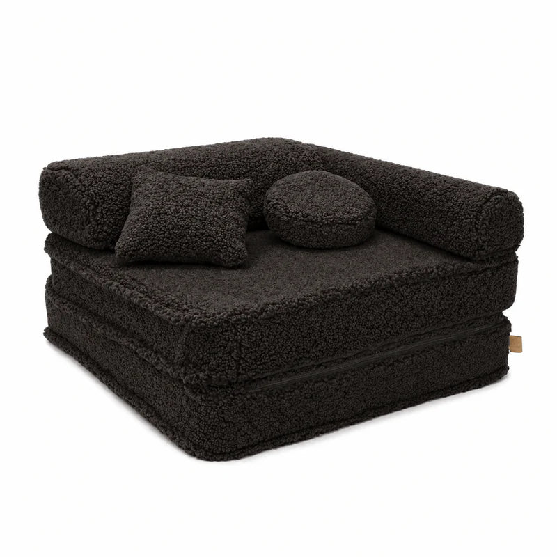 Fauteuil modulable Premium 80cm en peluche Bearly | 5 Pièces
