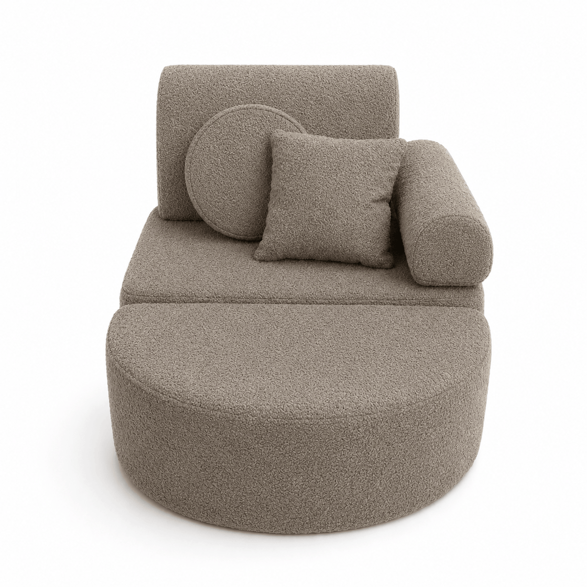 Meowbaby Modular Kids Chair – 6 Pieces | Boucle | 60cm