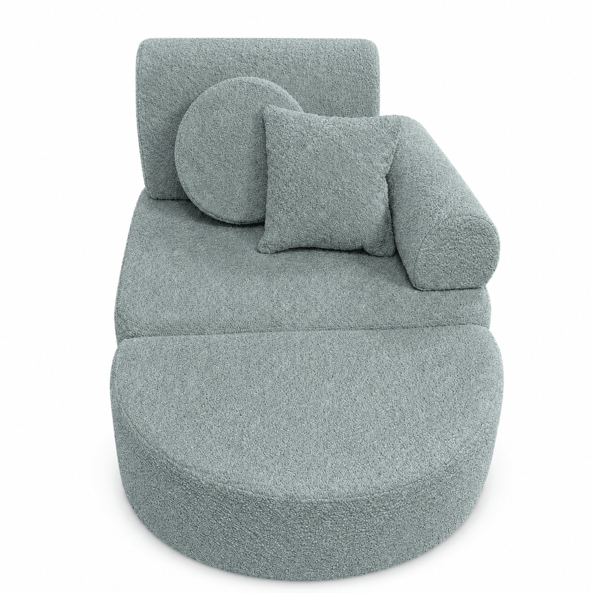 Meowbaby Modular Kids Chair – 6 Pieces | Boucle | 60cm