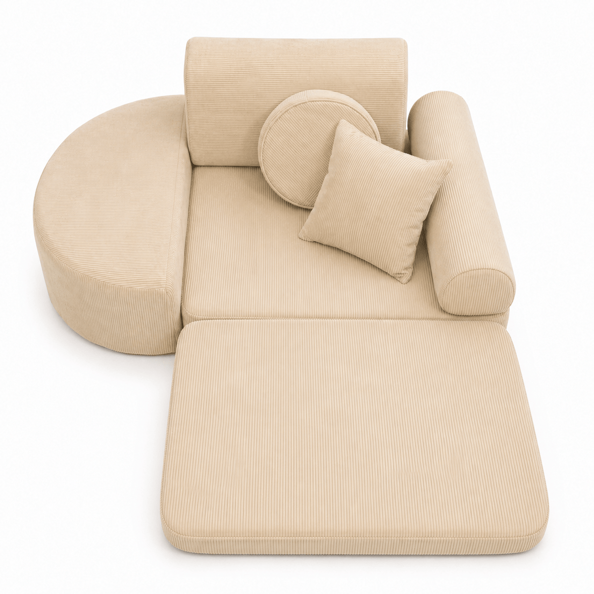 Meowbaby Modular Kids Chair – 6 Pieces | Slimcord | 60cm