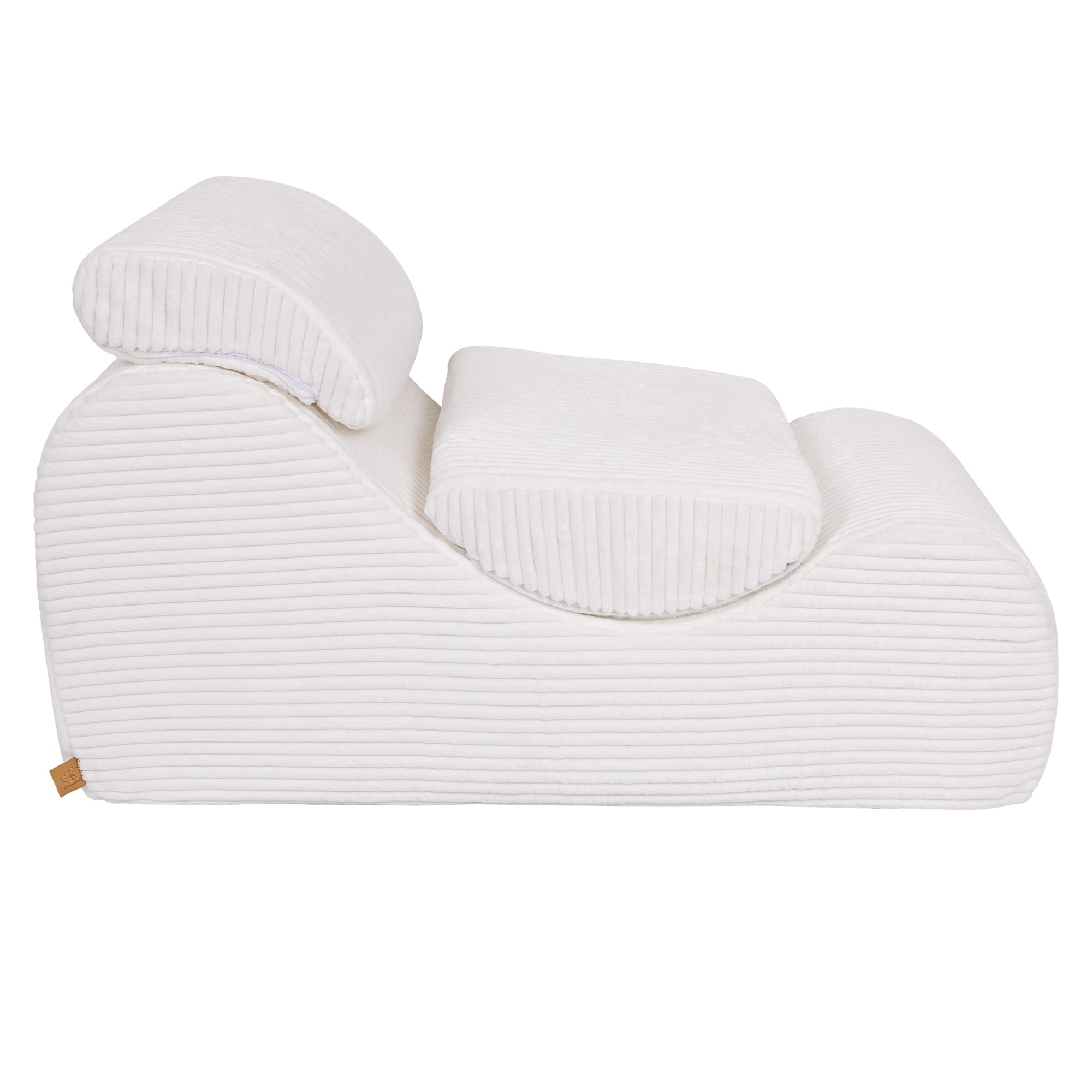Meowbaby Furrycord Wave Lounger - Comfy Toddler Foam Filled Chair