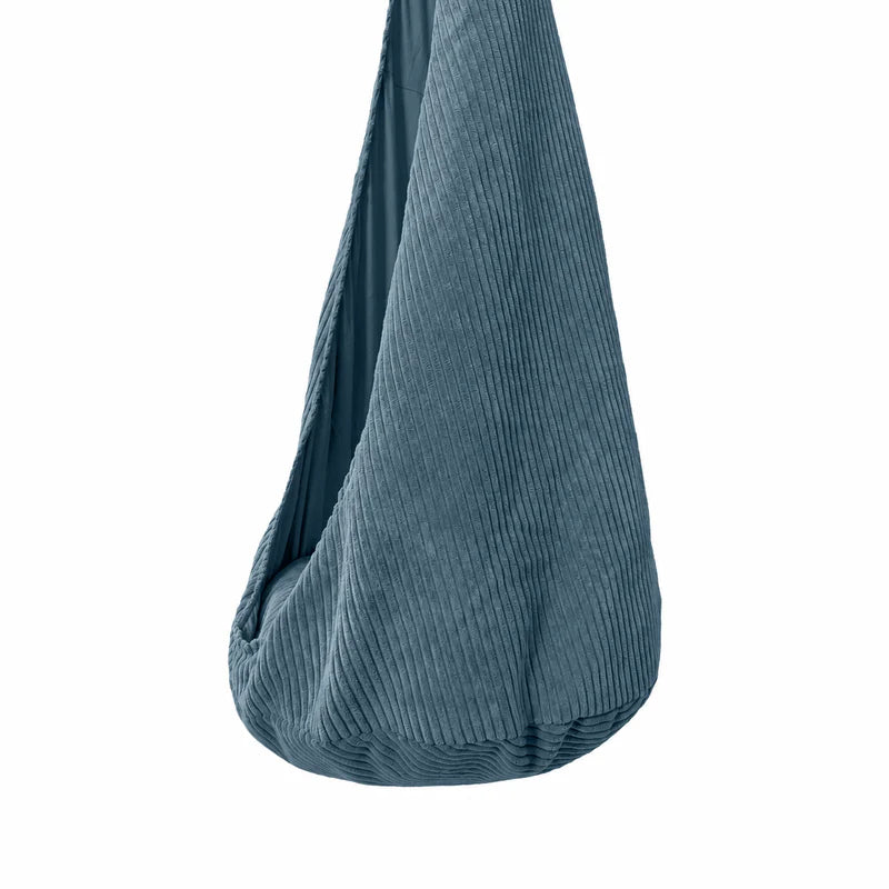 Balançoire Cocon d'intérieur, en velours Corduroy à larges côtes Aesthetic