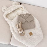 Couverture d'emmaillotage en peluche Bearly - Ours