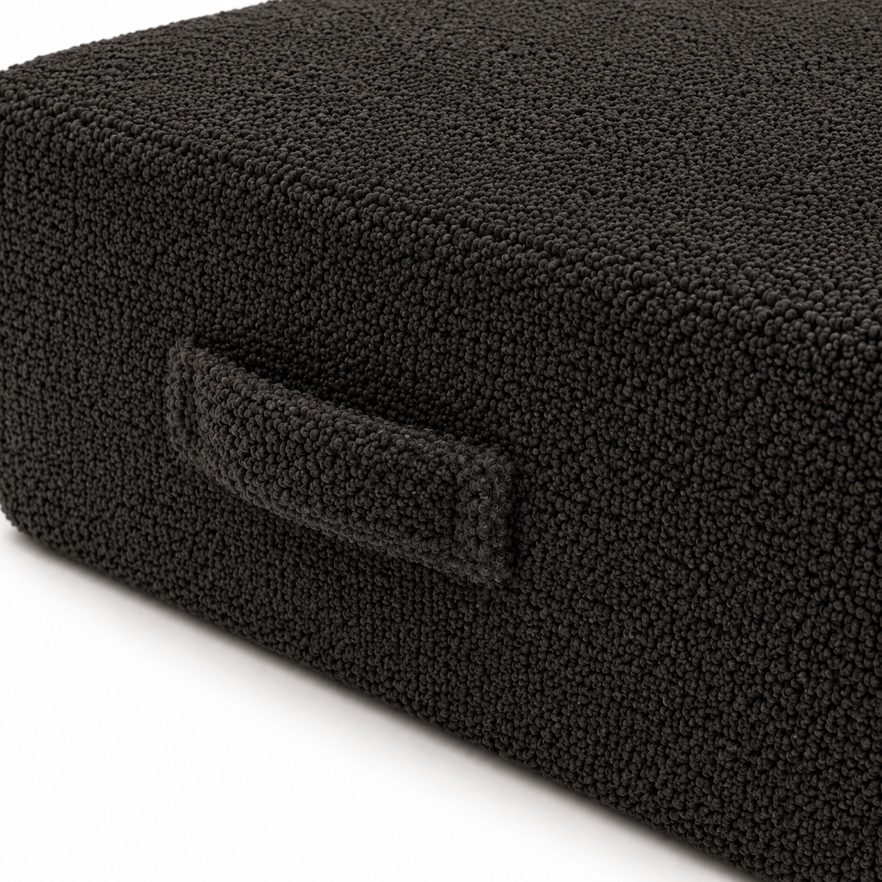 Trampoline d'intérieur en peluche bouclée effet laine Bearly | 2 tailles