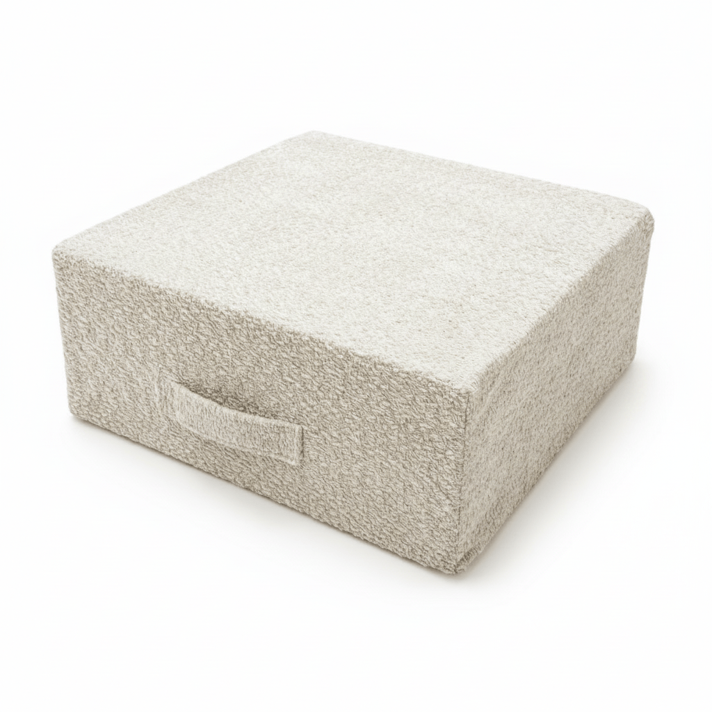 Trampoline d'intérieur en tissu texturé bouclé | 2 tailles