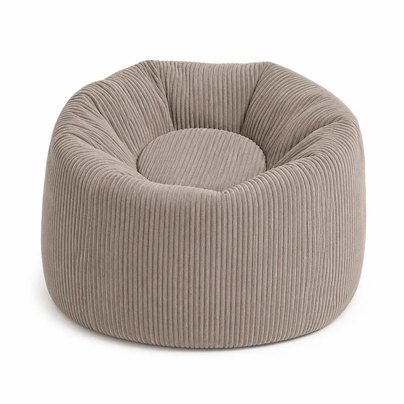 Pouf Floreo en velours Corduroy à larges côtes Aesthetic