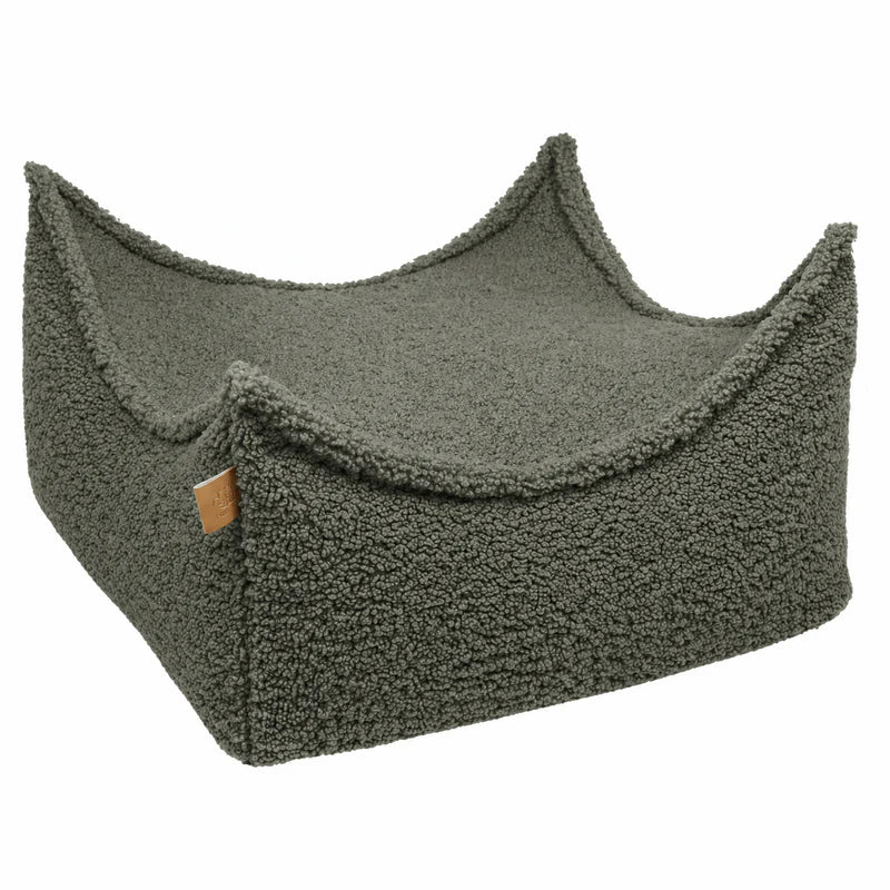 Coussin de sol carré en peluche Bearly
