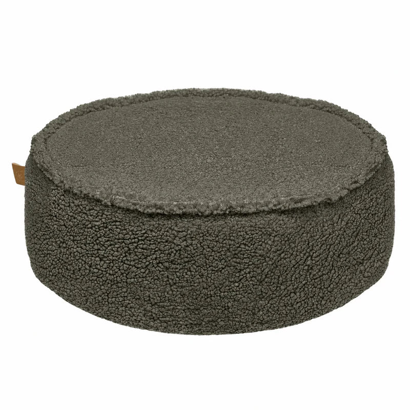 Coussin de sol rond en peluche Bearly
