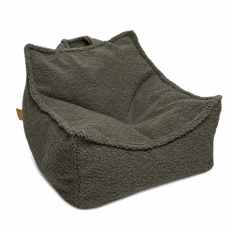 Pouf carré en peluche Bearly