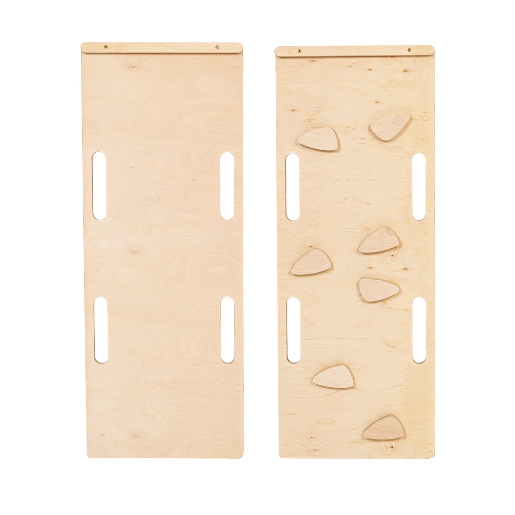 Meowbaby Rocker Natural - Wooden Toddler Indoor Climbing Frame for Kids