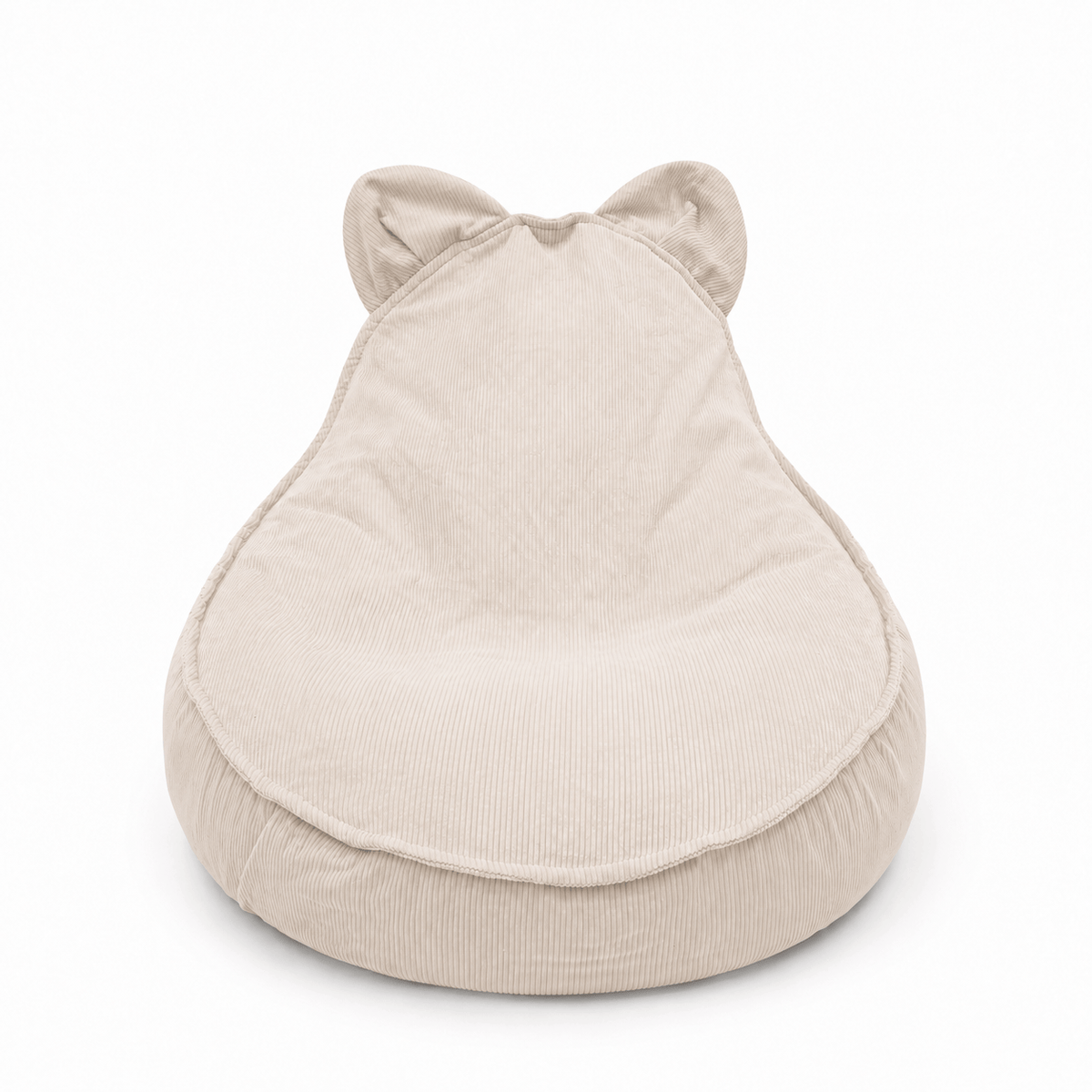 Grand pouf Ours en Corduroy à fines côtes Slimcord
