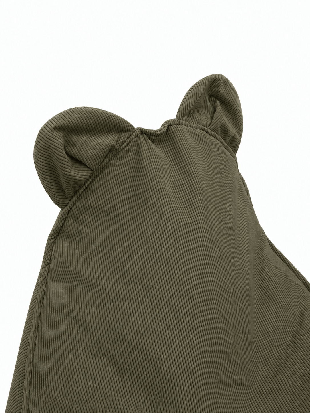 Grand pouf Ours en Corduroy à fines côtes Slimcord