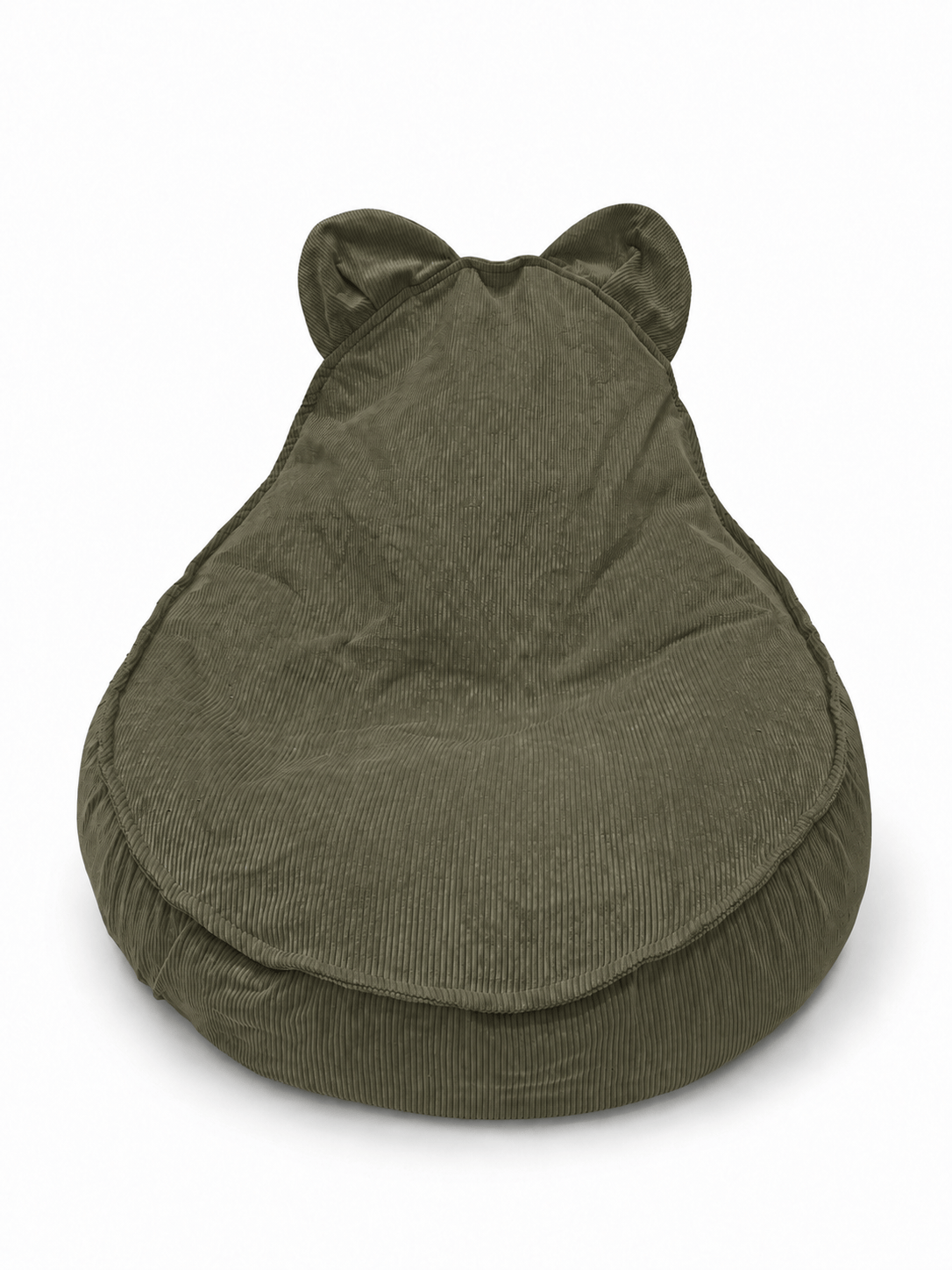 Grand pouf Ours en Corduroy à fines côtes Slimcord
