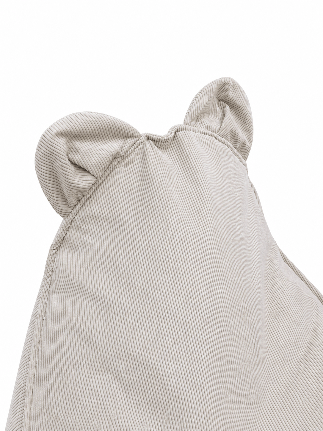 Grand pouf Ours en Corduroy à fines côtes Slimcord