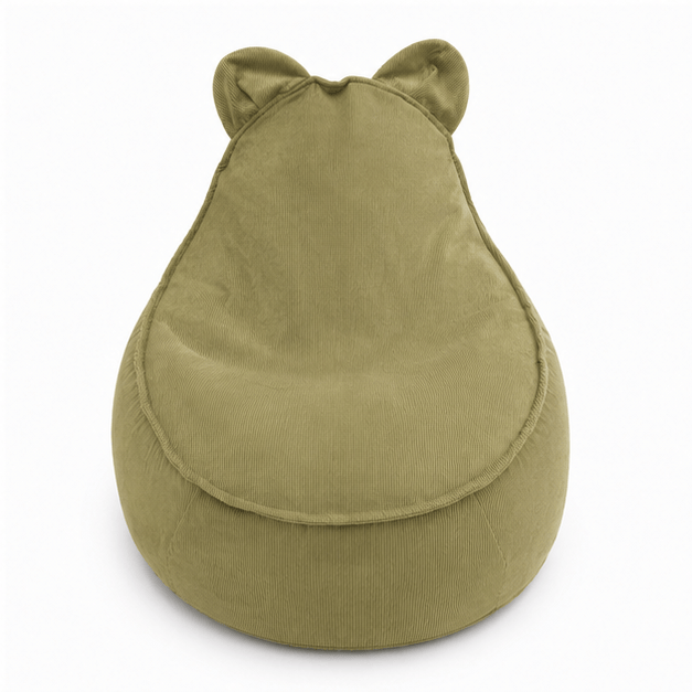 Grand pouf Ours en Corduroy à fines côtes Slimcord