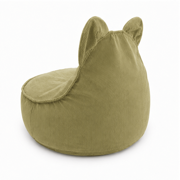Grand pouf Ours en Corduroy à fines côtes Slimcord