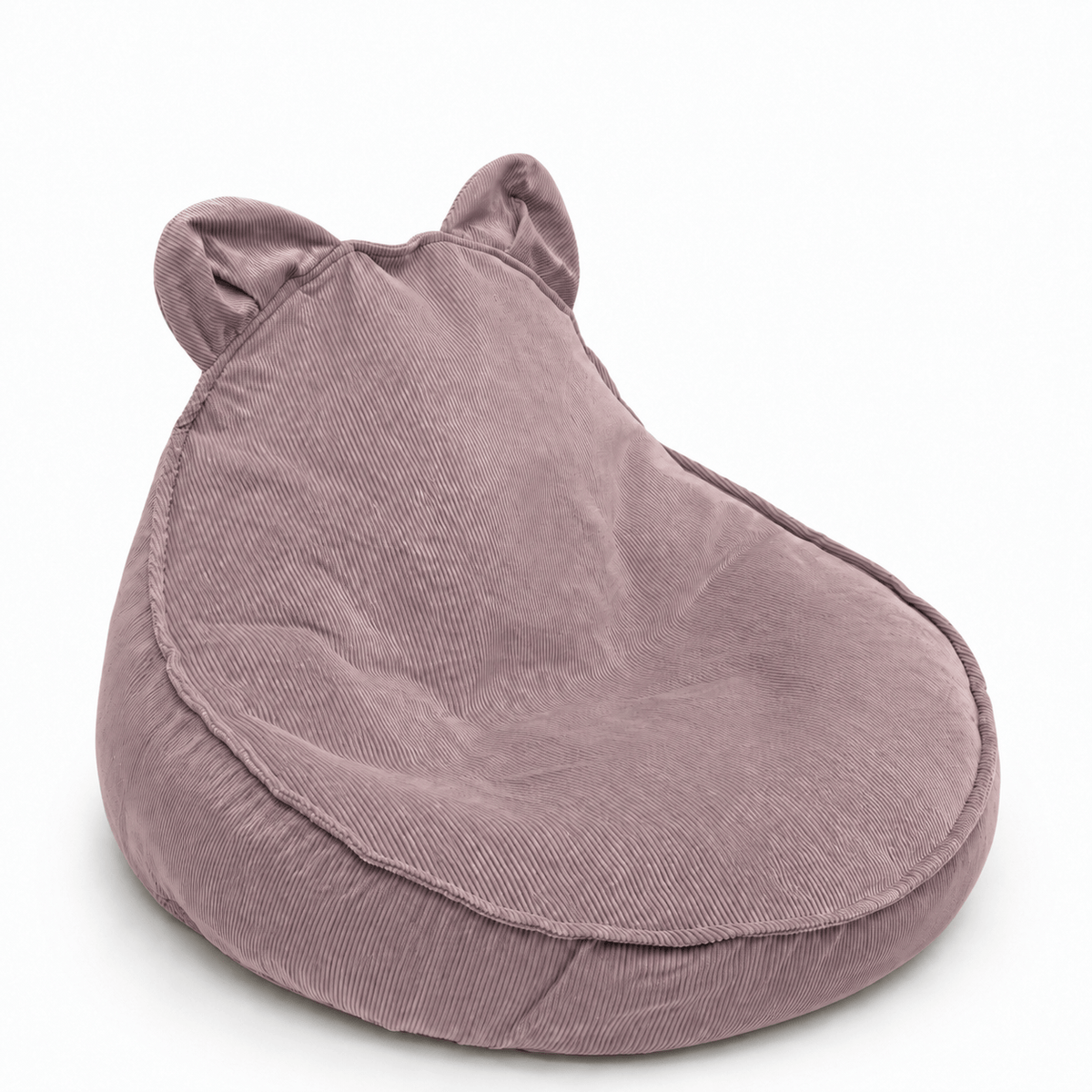 Grand pouf Ours en Corduroy à fines côtes Slimcord
