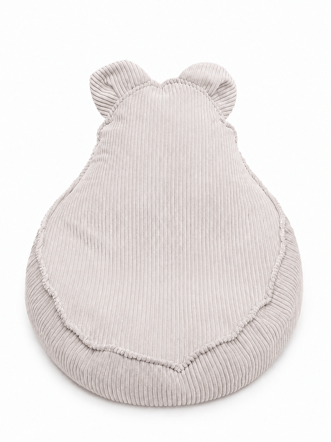 Grand pouf Ours en velours Corduroy à larges côtes Aesthetic