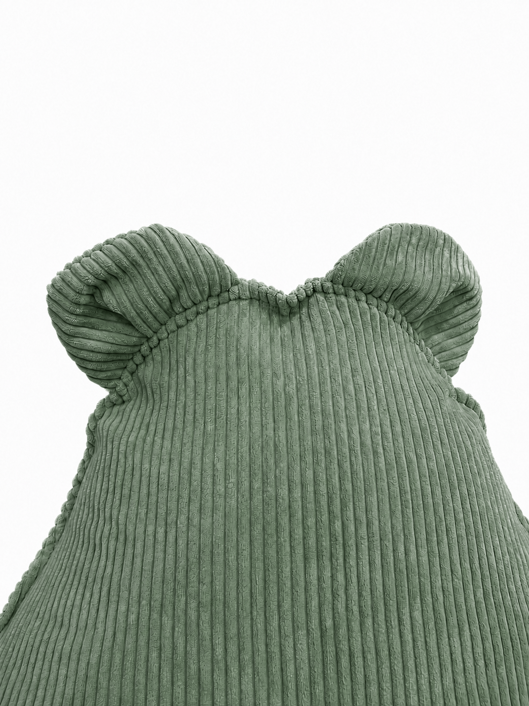 Grand pouf Ours en velours Corduroy à larges côtes Aesthetic