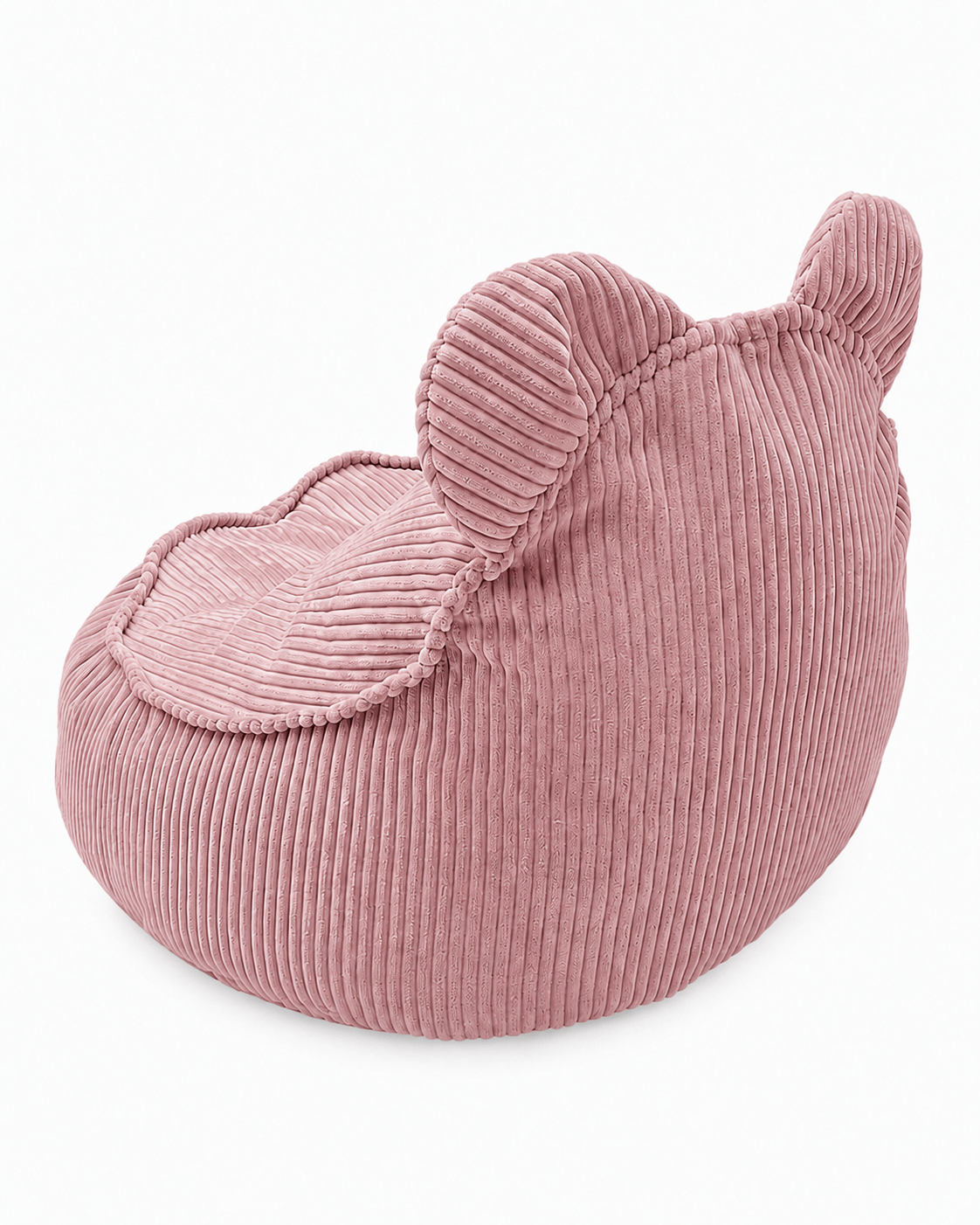 Grand pouf Ours en velours Corduroy à larges côtes Aesthetic