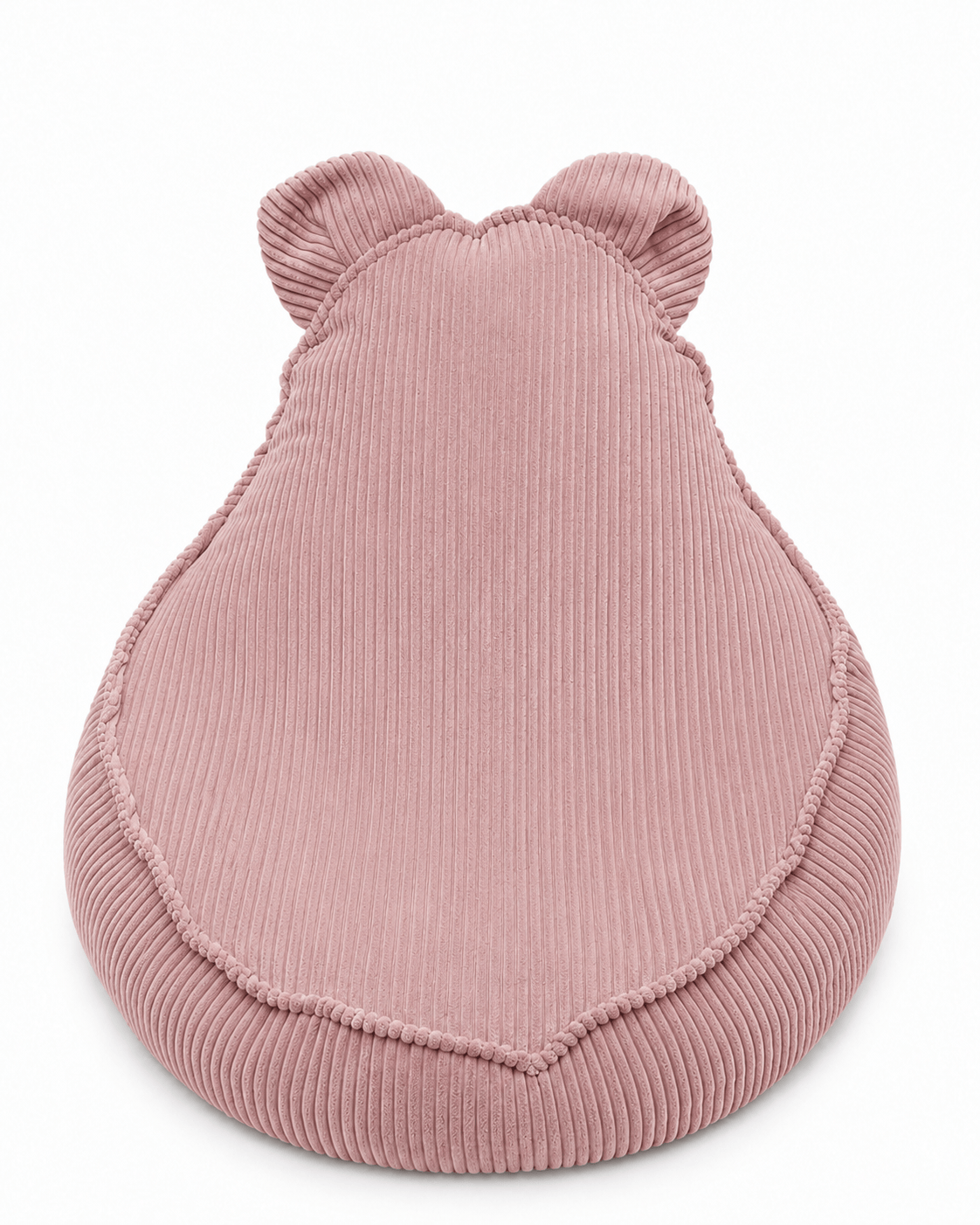 Grand pouf Ours en velours Corduroy à larges côtes Aesthetic