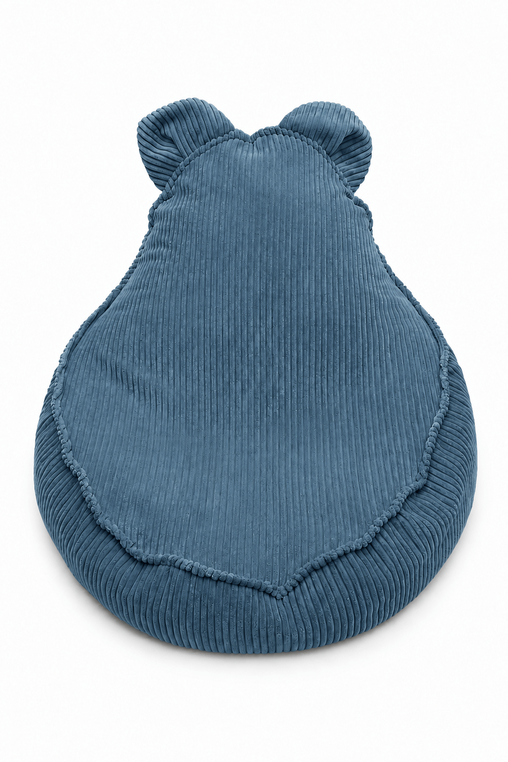 Grand pouf Ours en velours Corduroy à larges côtes Aesthetic