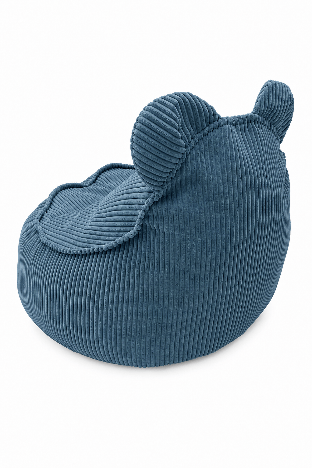 Grand pouf Ours en velours Corduroy à larges côtes Aesthetic