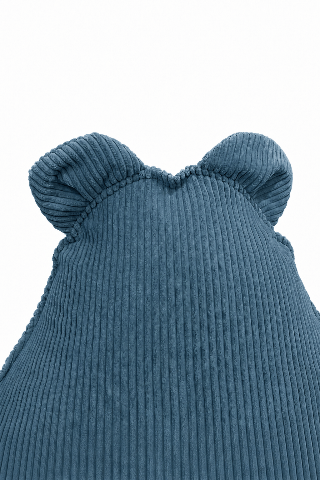 Grand pouf Ours en velours Corduroy à larges côtes Aesthetic