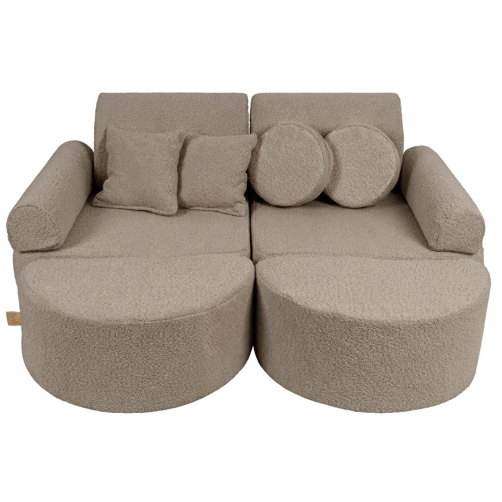 Meowbaby Modular Kids Sofa Max - 12 Pieces | Boucle