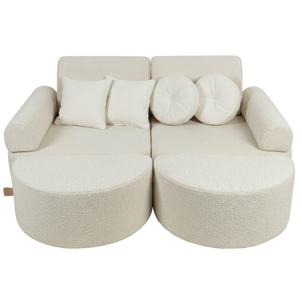 Meowbaby Modular Kids Sofa Max - 12 Pieces | Boucle